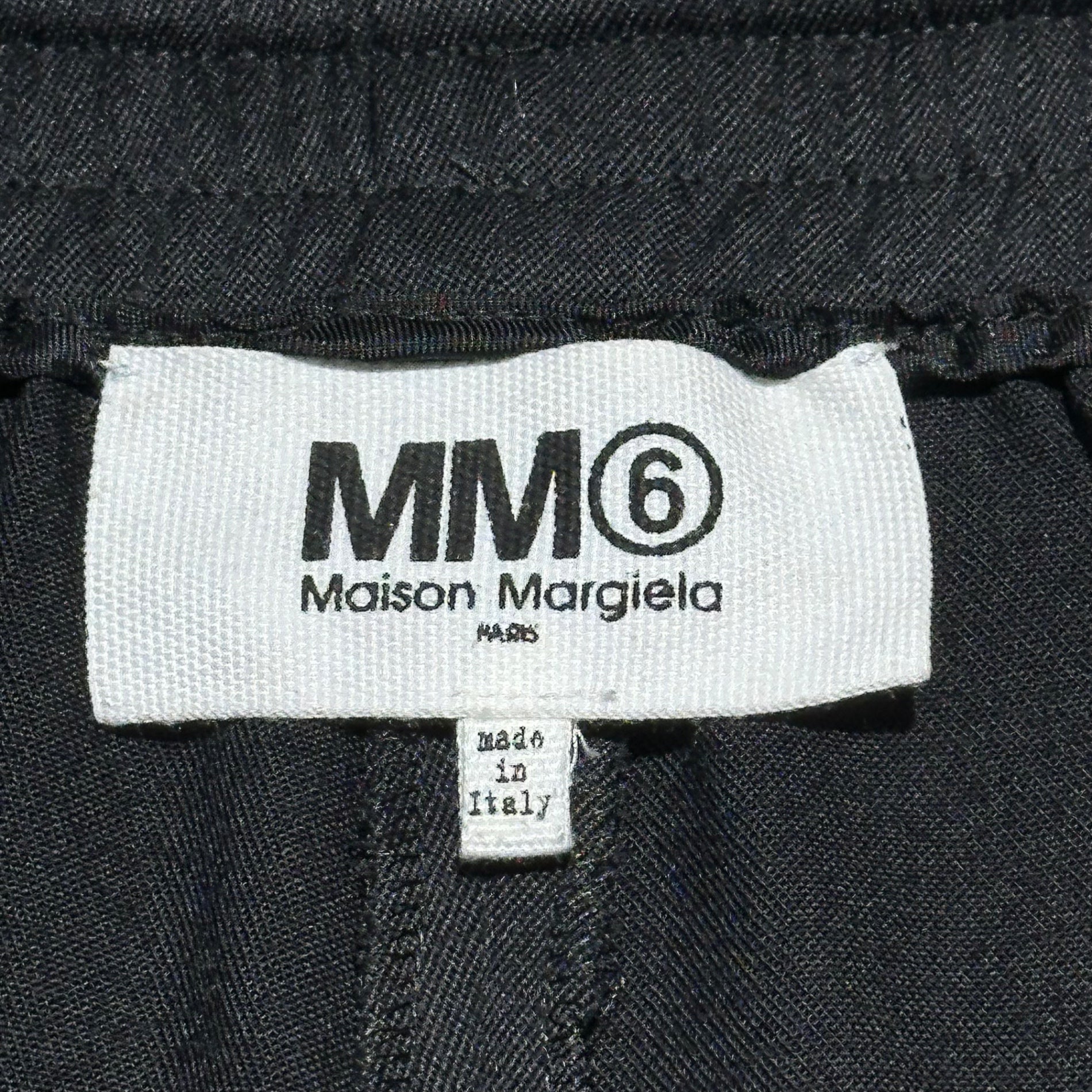 MM6 Maison Margiela(エムエムシックス) 22SS Check Press Easy Half Pants チェック プレス イージー ハーフ パンツ S52MU0079 40(L程度) ブラック
