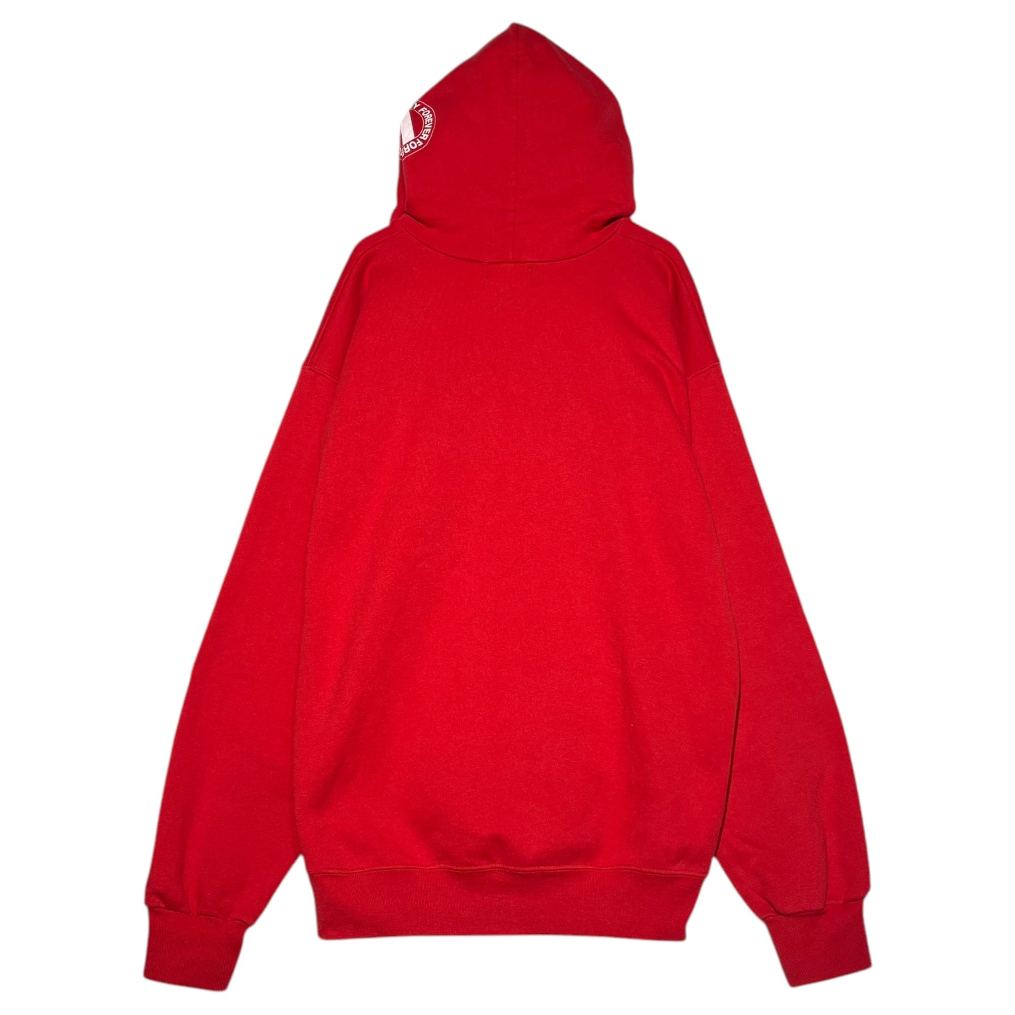 AFFA(エーエフエフエー) Lame logo print hoodie ラメ ロゴ プリント パーカー 初期 L レッド