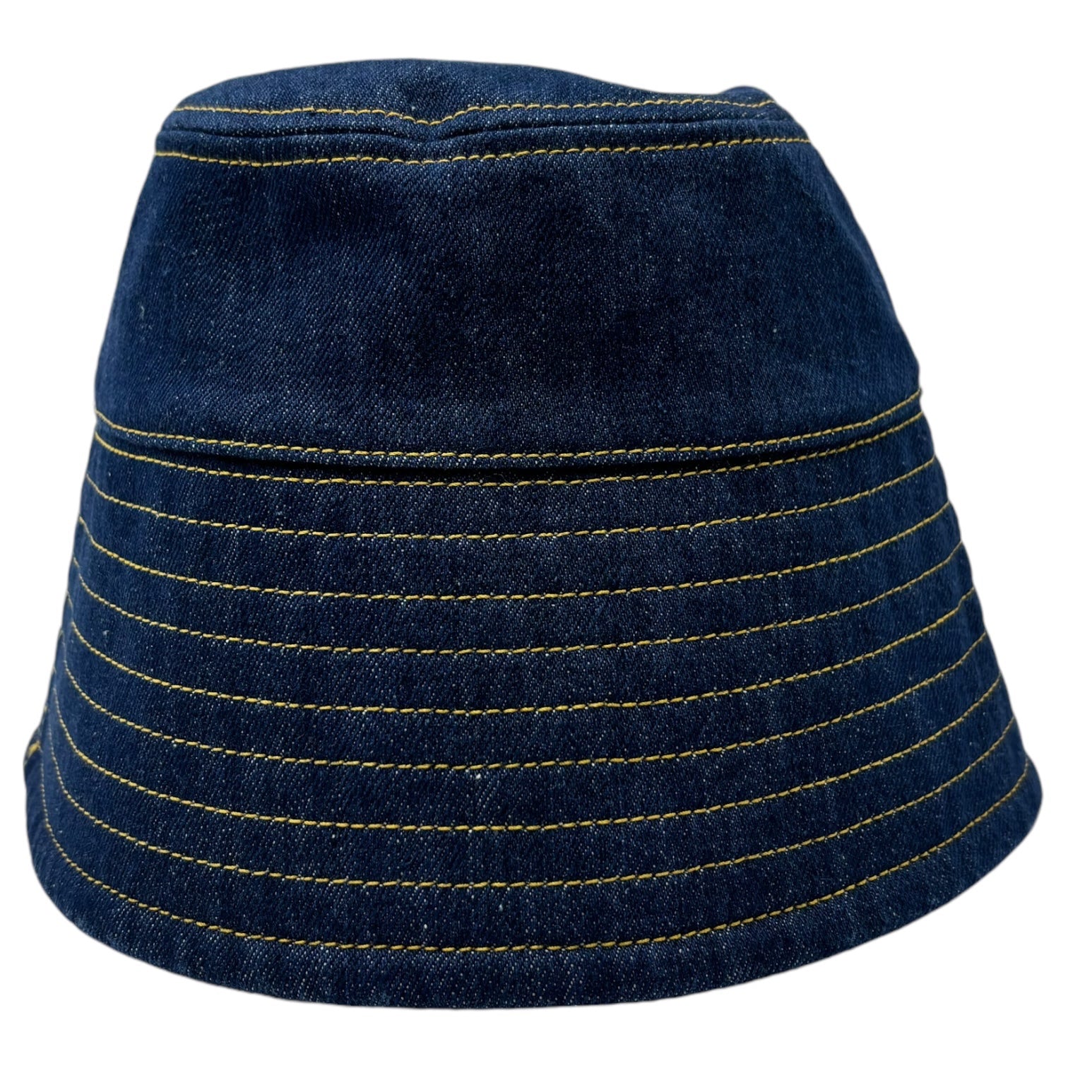 PATOU(パトゥ) Cotton denim PATOU bucket hat コットン デニム パトゥ バケットハット 23S-AC027-0008 XS-S インディゴ 帽子