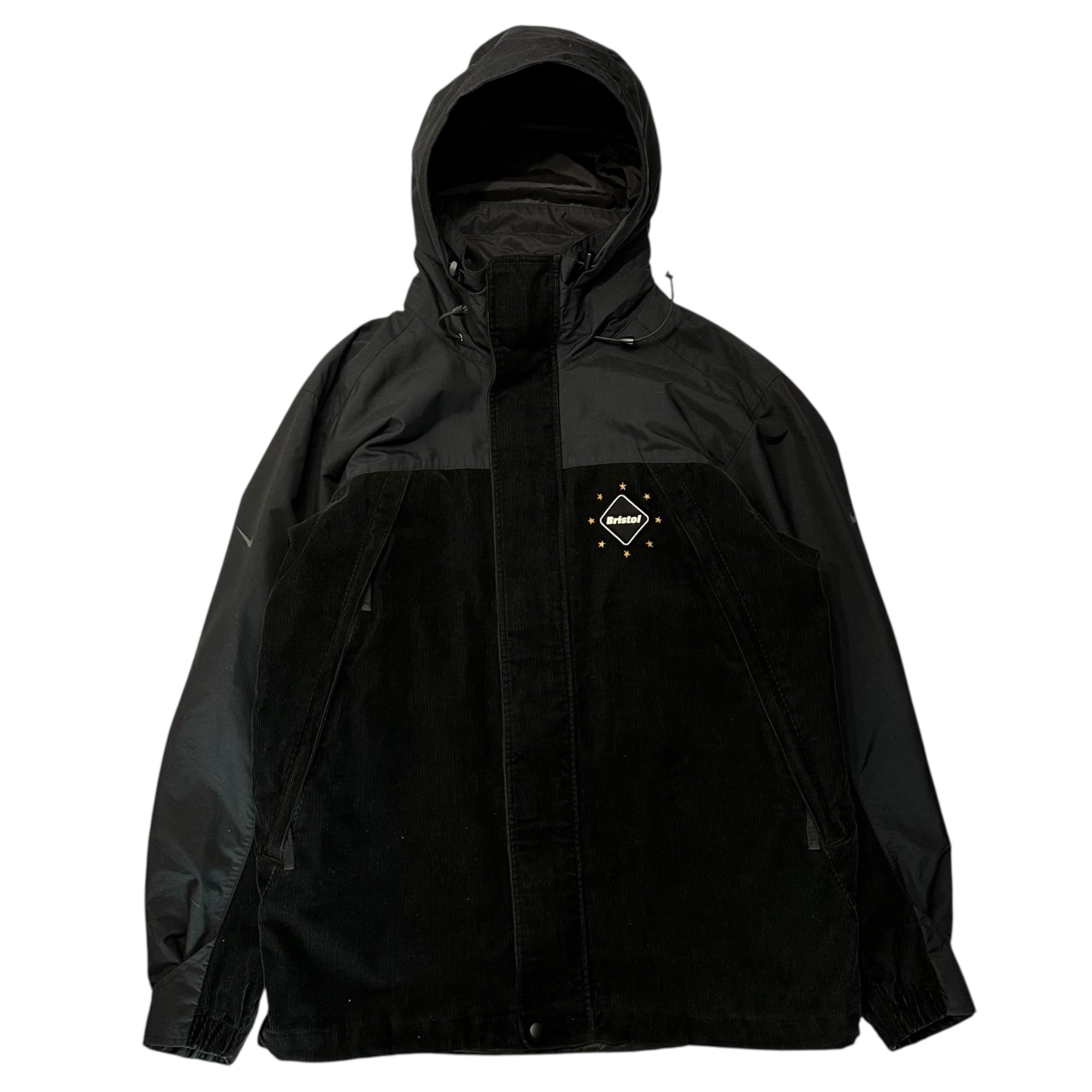 FCRB ストームジャケットBristol マウンテンパーカー M ブラック F.C.Real Bristol FCRB(エフシーレアルブリストル) Corduroy and Nylon