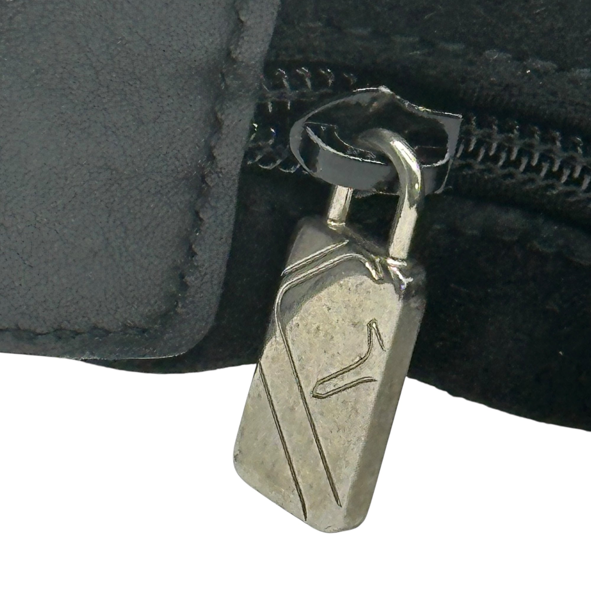 FURLA(フルラ) 00's Two-Tone Suede Leather One-Shoulder Bag ツートン スウェード レザー ワンショルダー バッグ ブラック×ベージュ