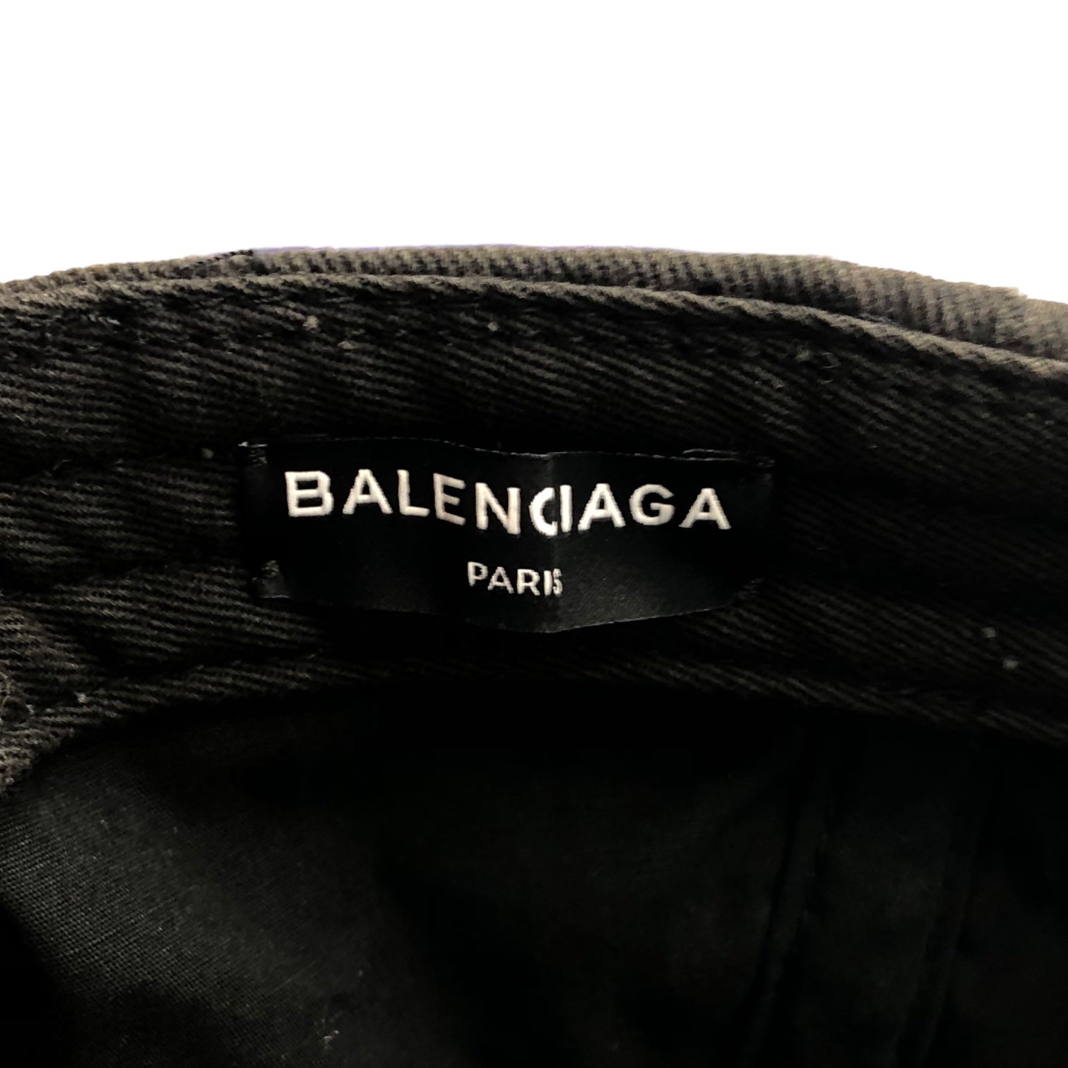 BALENCIAGA(バレンシアガ) 17AW ARCHETYPE logo cap ロゴ キャップ L 59 ブラック