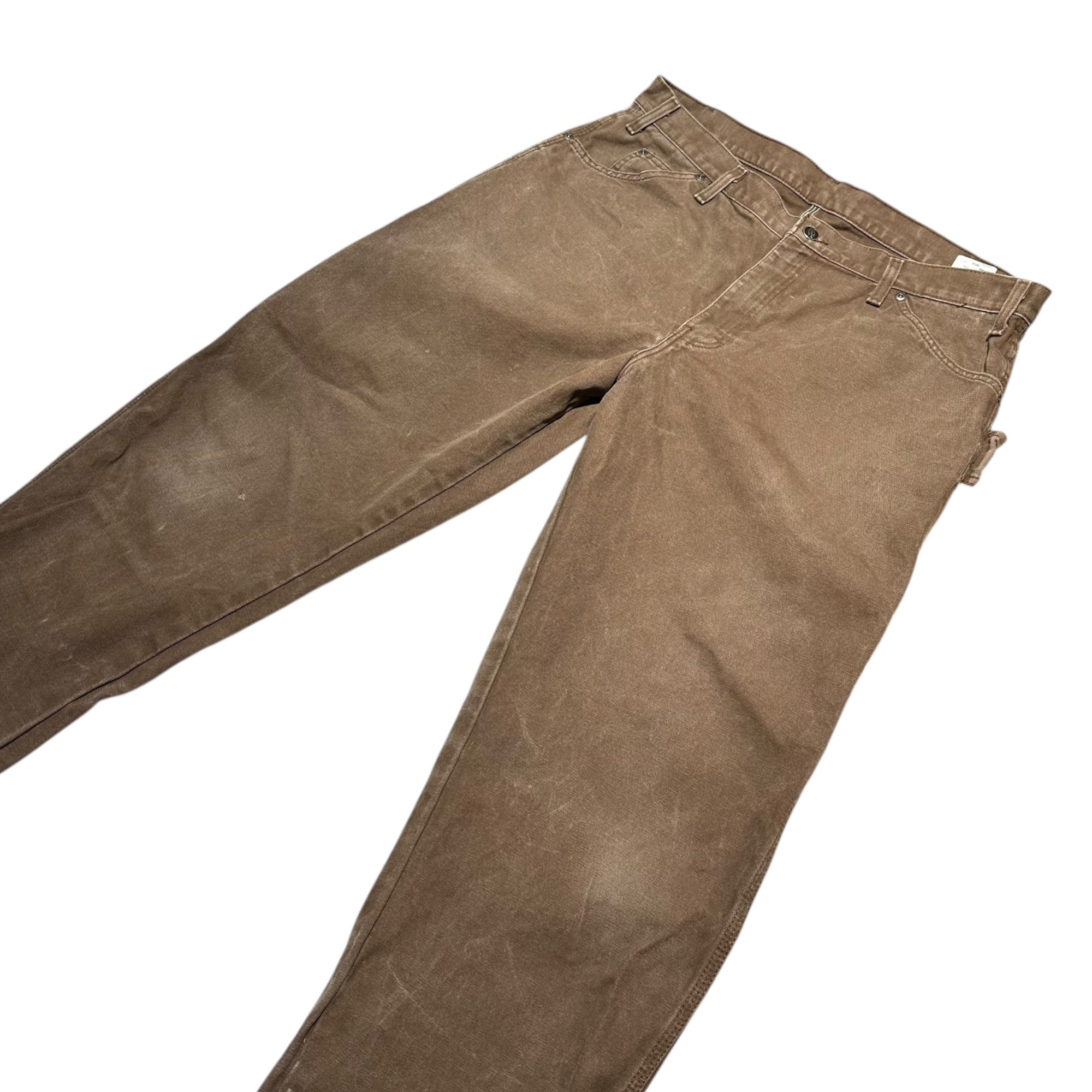 Dickies(ディッキーズ) Duck Canvas Painter Pants ダック地 ペインター パンツ 36×34 ブラウン