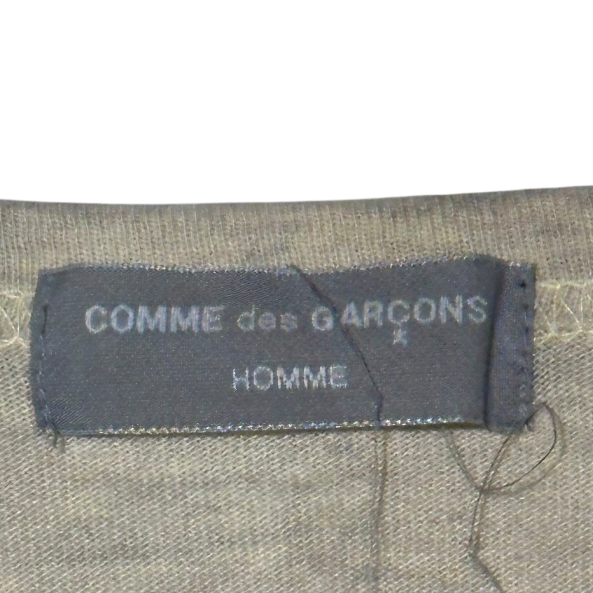 COMME des GARCONS HOMME(コムデギャルソンオム) 80's Shirt Sleeve Long Sleeve Pullover 80年代 シャツ スリーブ 長袖 プルオーバー HT-040060 FREE アイボリー