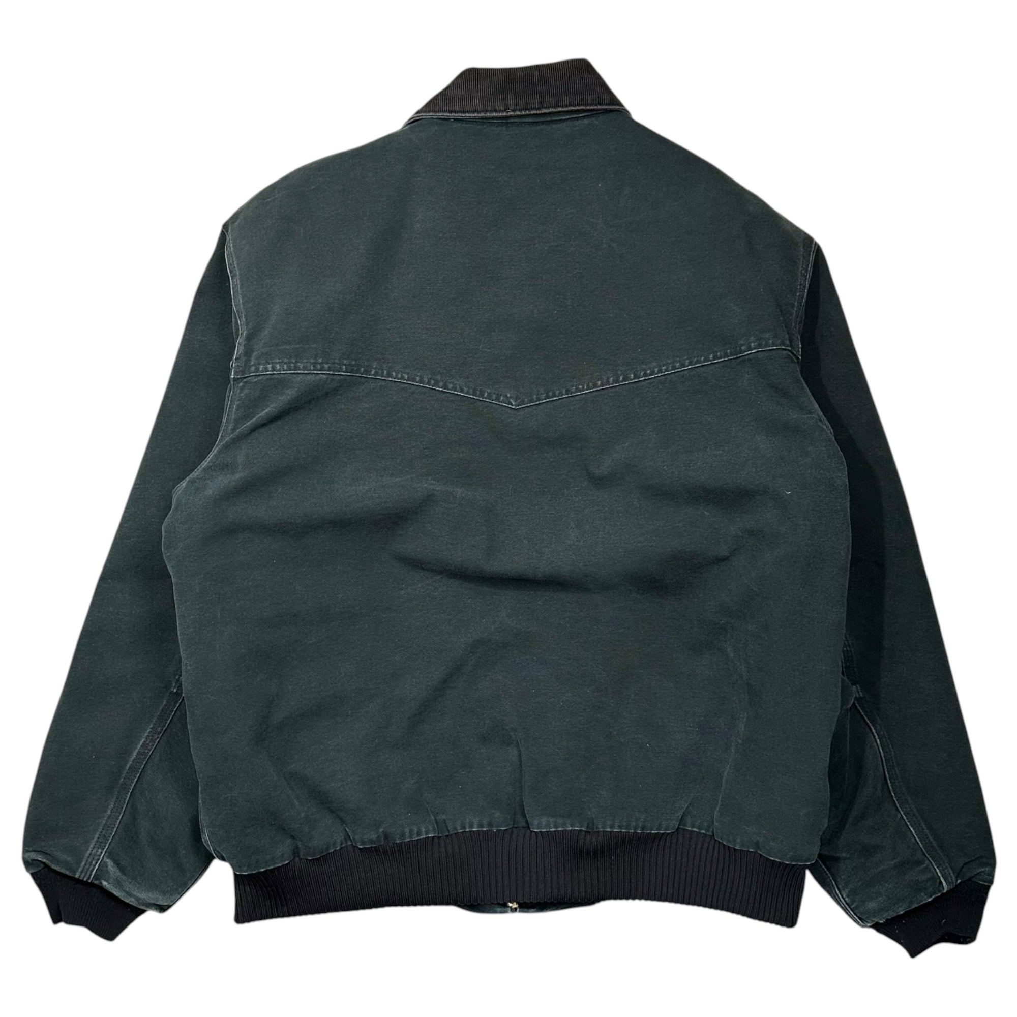 carhartt(カーハート) 00's Santa Fe Jacket - Red Lining サンタフェ ジャケット J13 XL ブラック サンフェード 裏地赤