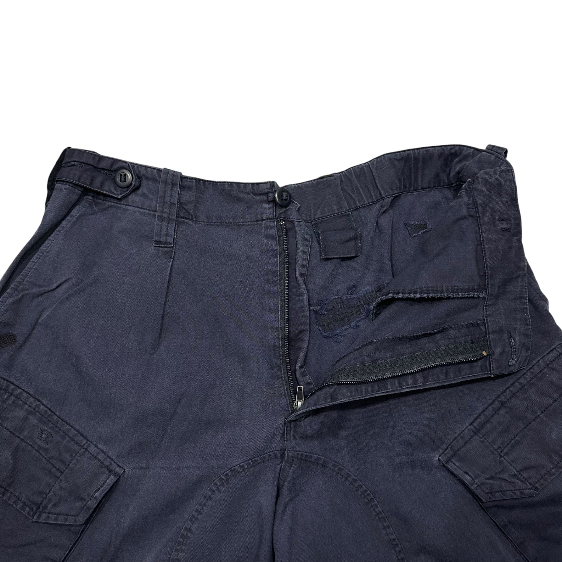 BRITISH MILITARY(イギリス軍) 2000's TROUSERS COMBAT NAVY BLUE FR コンバット カーゴ パンツ 8415-99-280-2685 8085/9500(XL程度) ネイビー