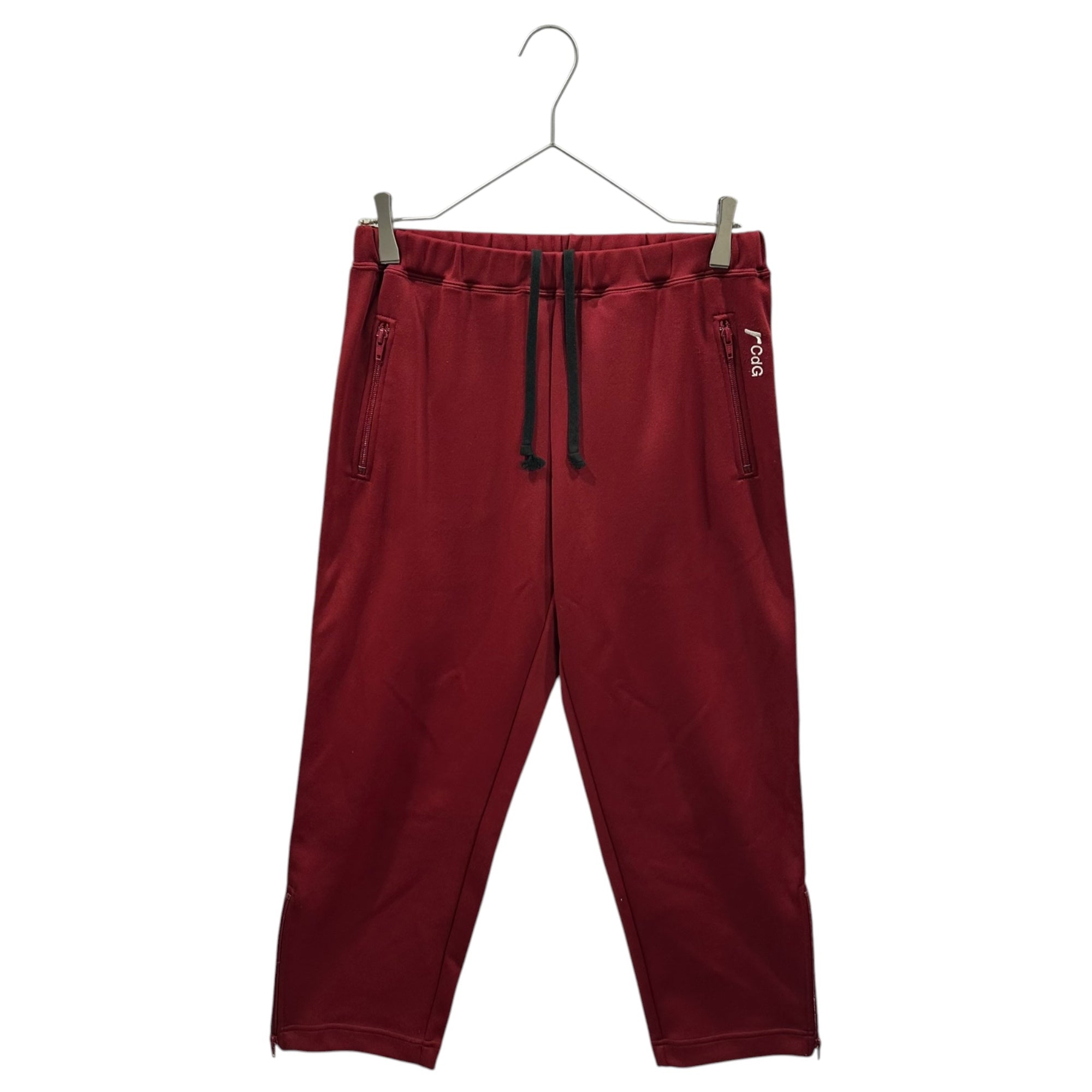 robe de chambre COMME des GARCONS(ローブドシャンブルコムデギャルソン) 2000AW Side Logo Side Stripe Track Pants サイドロゴ サイドライン トラック パンツ RT-10041 M ワインレッド×ホワイト AD2000 男性着用可能