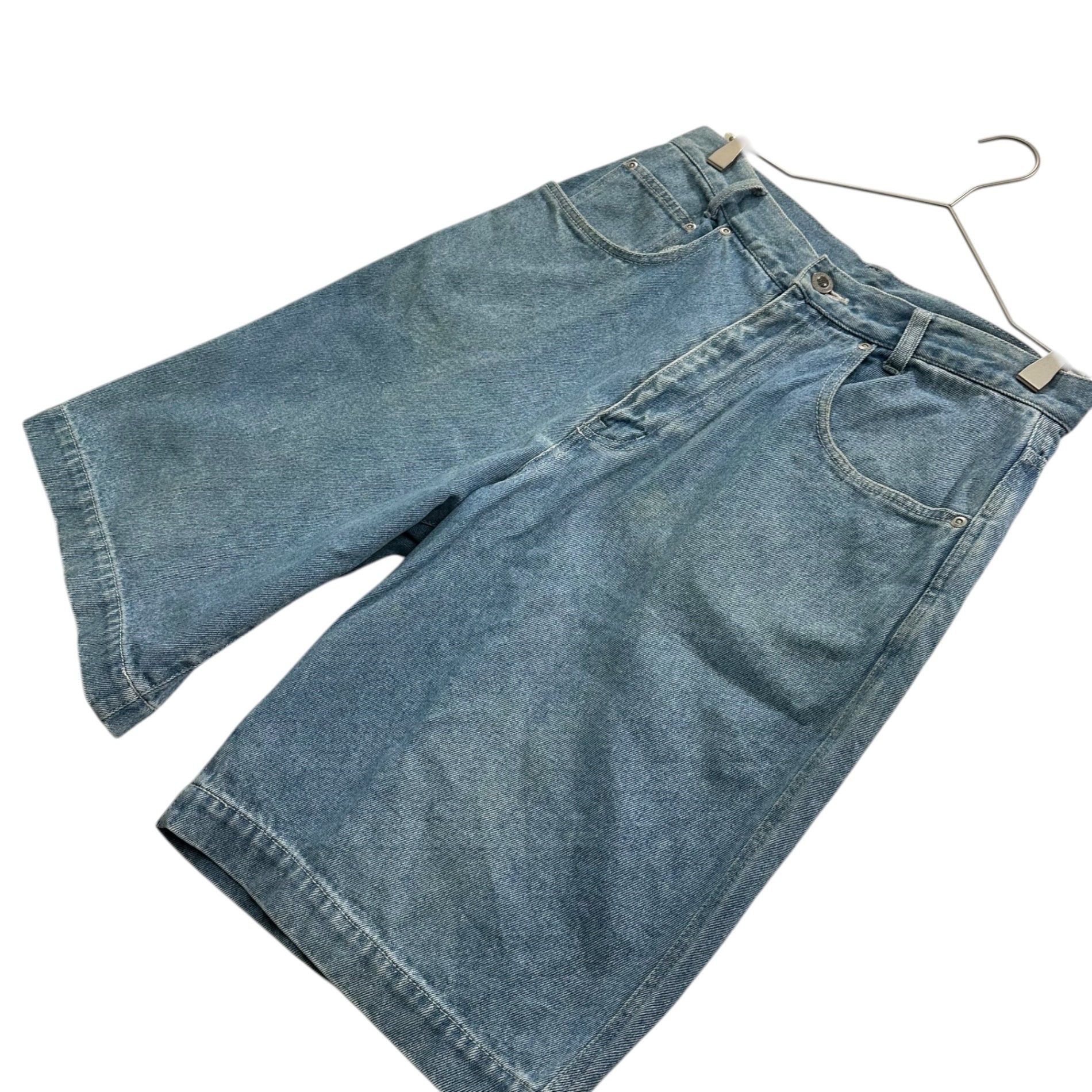 UNIQUE CLOTHING WAREHOUSE(ユニーククロージングウェアハウス) 80's DENIM SHORTS デニム ショーツ 約W30(78cm) ライトインディゴ 80年代 最初期タグ ヴィンテージ OLD UNIQLO ユニクロ パンツ