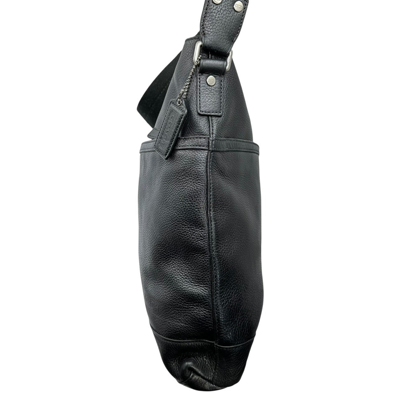 COACH(コーチ) Leather Shoulder Bag レザー ショルダー バッグ F70457 ブラック