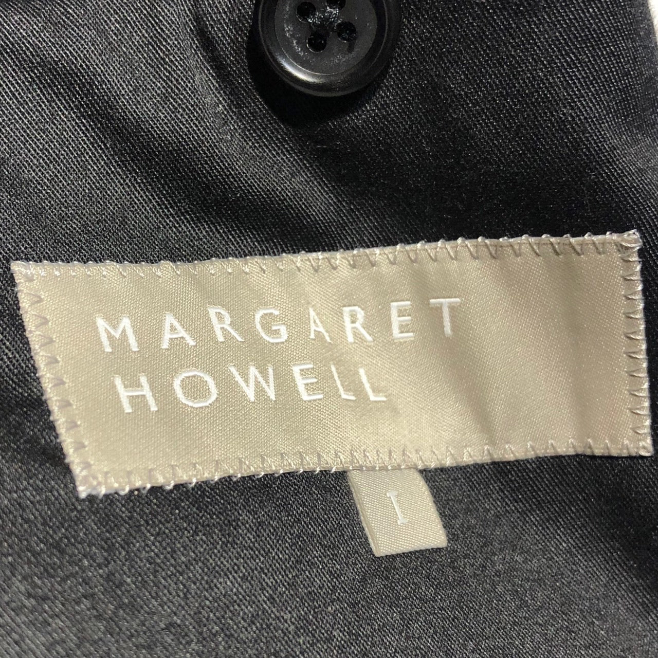 MARGARET HOWELL(マーガレットハウエル) ウールチェスターコート 578-212306 1(Sサイズ程度) ブラック