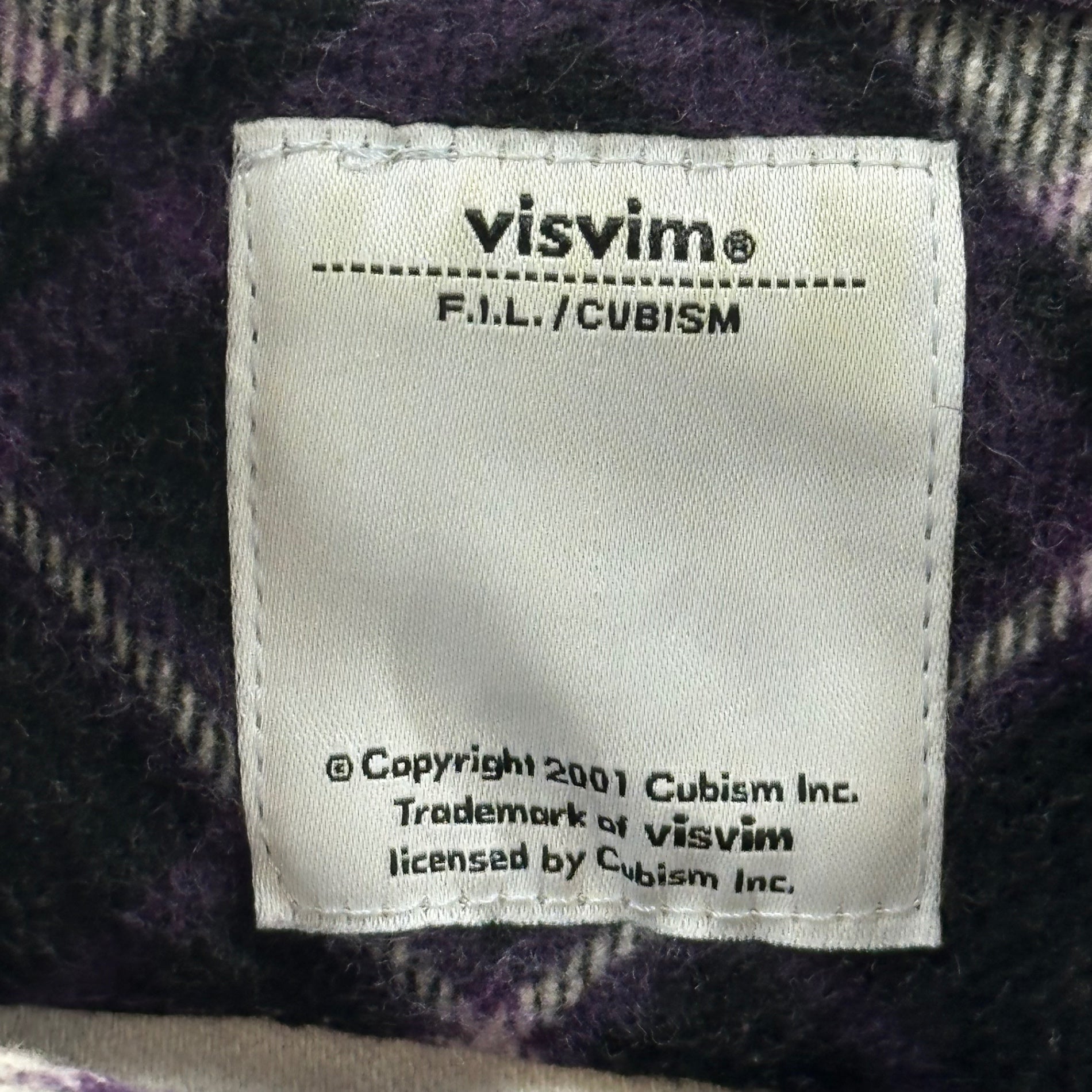 VISVIM(ビズビム/ヴィズヴィム) F.I.L. Exclusive Tartan-Print Flannel Shirt  FIL 限定 タータンチェック プリント フランネル シャツ M パープル