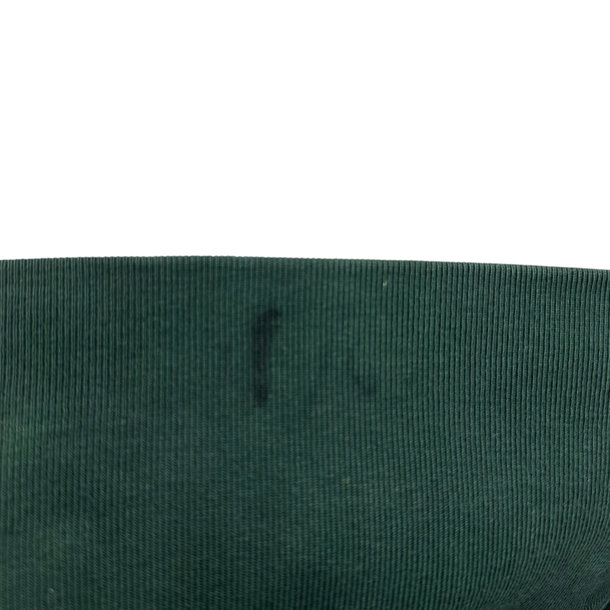 MAISON MARGIELA(メゾンマルジェラ 21AW CROPPED SHRUNKEN SWEAT 両V 袖刺繍 クルーネック スウェット S50GU0180 46(SM程度) グリーン
