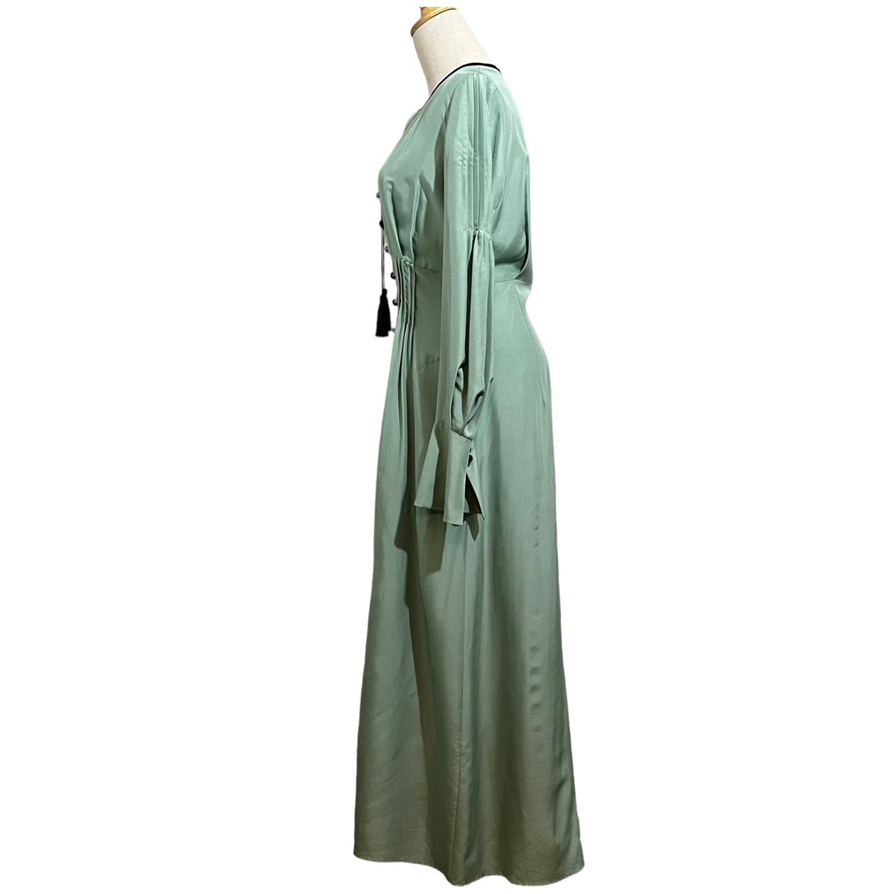 mame kurogouchi(マメクロゴウチ) 18AW A-Line Silk Dress/Aラインシルクドレス/ワンピース MM18A