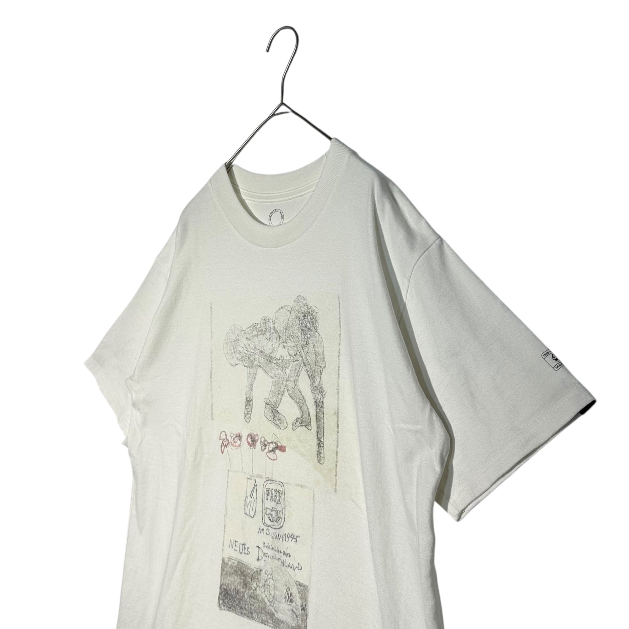 GALLERY 1950(ギャラリー1950) Tomo Painting and Dyeing Art Tee トモ ペイント アート Tシャツ M ホワイト G1950