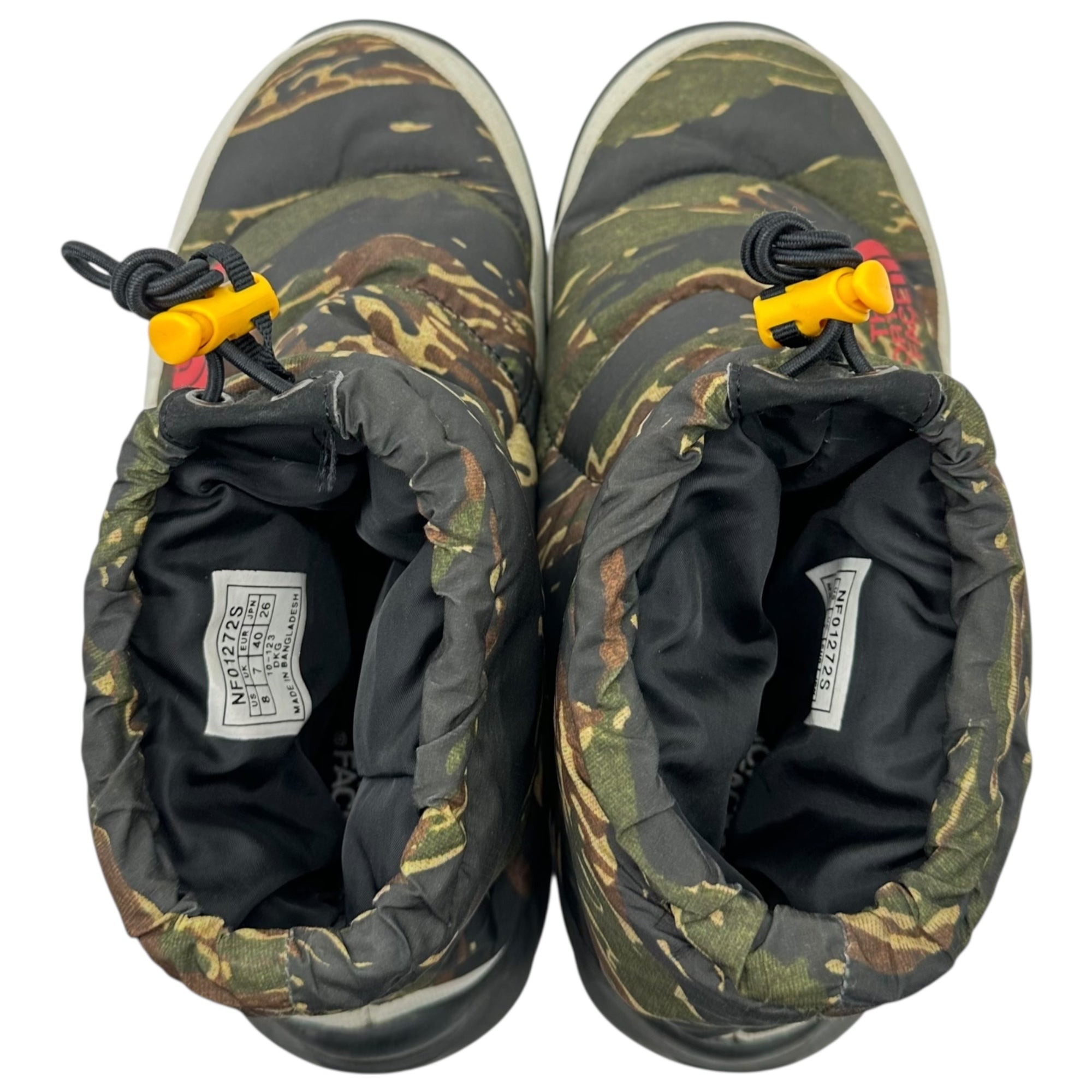 THE NORTH FACE(ノースフェイス) Nuptse Bootie WP VII ヌプシ ブーティ ウォータープルーフ VII NF01272S 26cm ブラック×カーキ ブーツ カモフラ