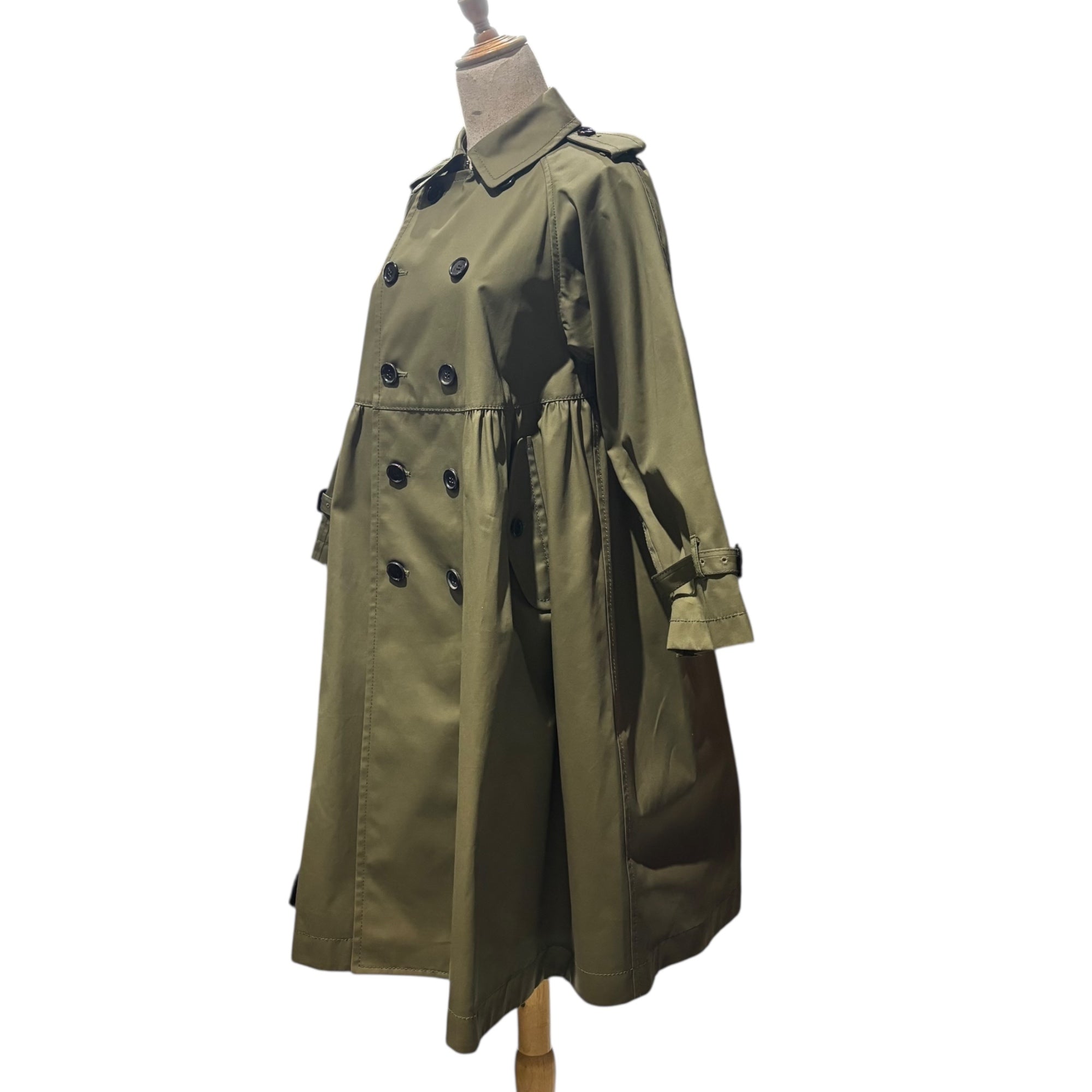tricot COMME des GARCONS(トリココムデギャルソン) 13AW Cotton Double Trench Coat コットン ダブル トレンチ コート TL-C003  M カーキ AD2013