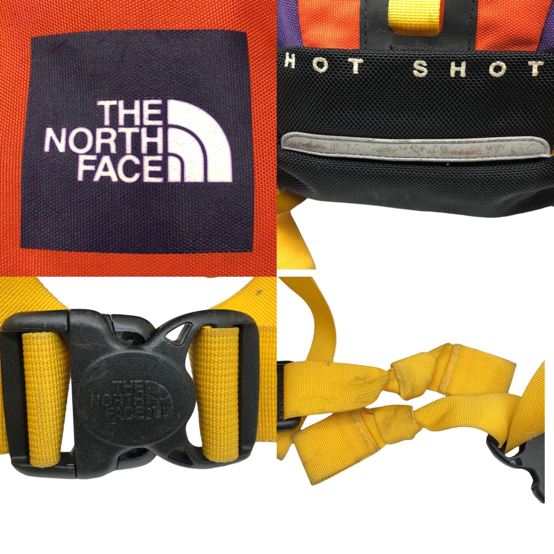 THE NORTH FACE(ノースフェイス) HOT SHOT SE SMALL backpack リュック NM07006 33L レッド×パープル バックパック リュック 廃版モデル