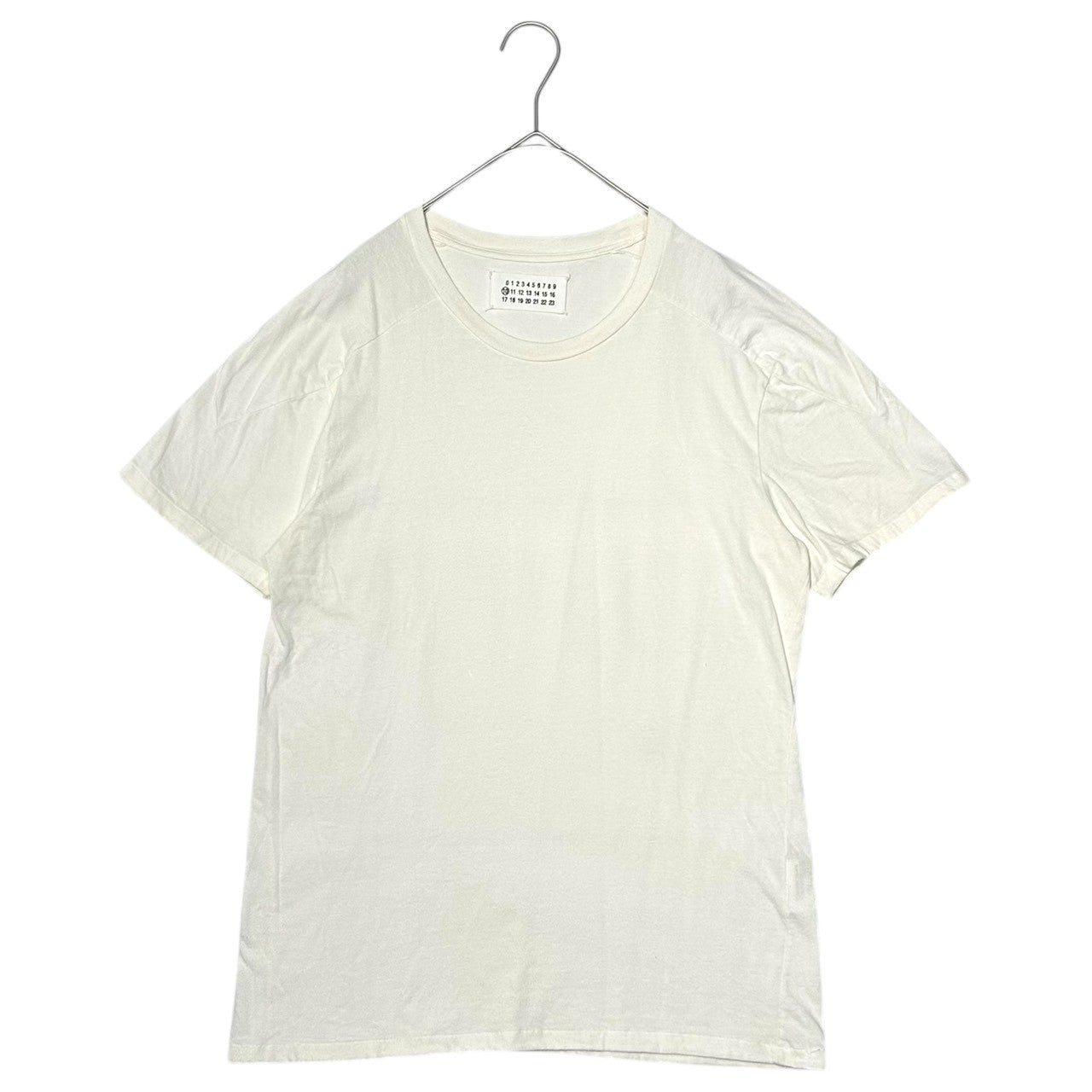 Maison Martin Margiela(メゾン マルタンマルジェラ) 08SS Crew Neck S/S T-Shirt クルーネック 半袖 Tシャツ 30 GC133 46(S程度) ホワイト 本人期 アーカイブ 無地