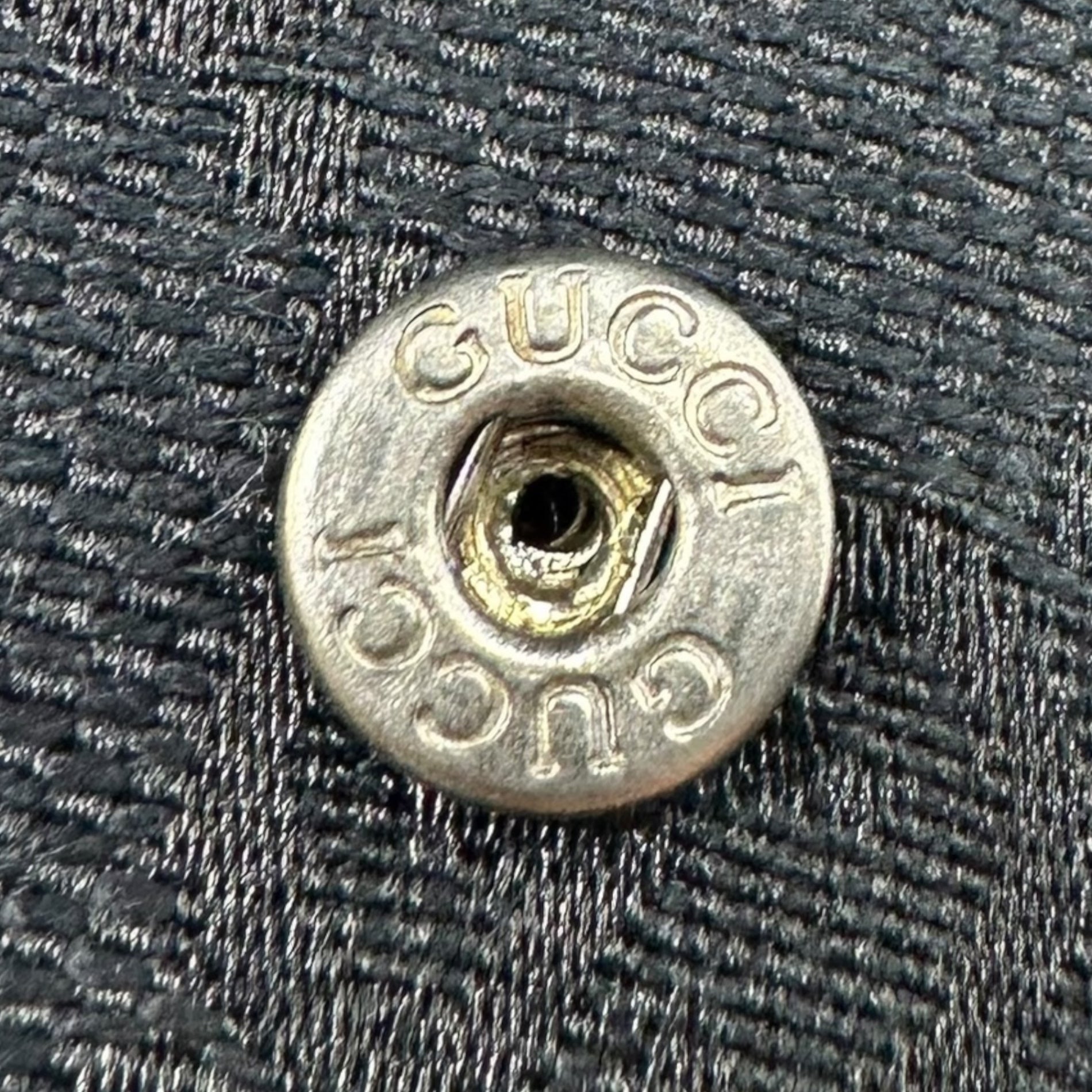 GUCCI(グッチ) GG Hunting Cap GG キャンバス レザー ハンチング M ブラック