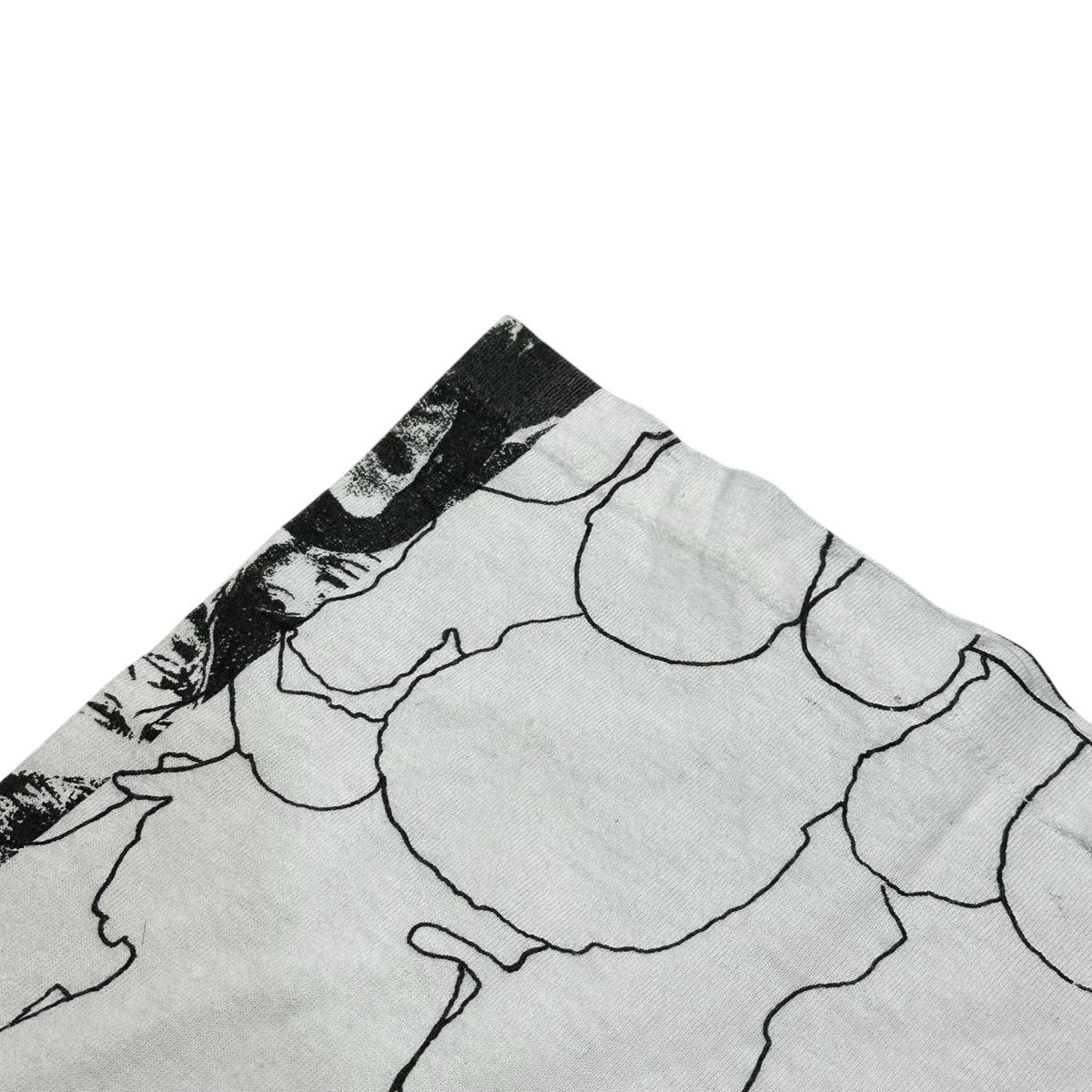 VINTAGE(ヴィンテージ) 1990's "Save Your Soul" Historical Figure Print T-Shirt "Save Your Soul" 偉人 プリント Tシャツ XL ホワイト×ブラック 90s フルーツボディ