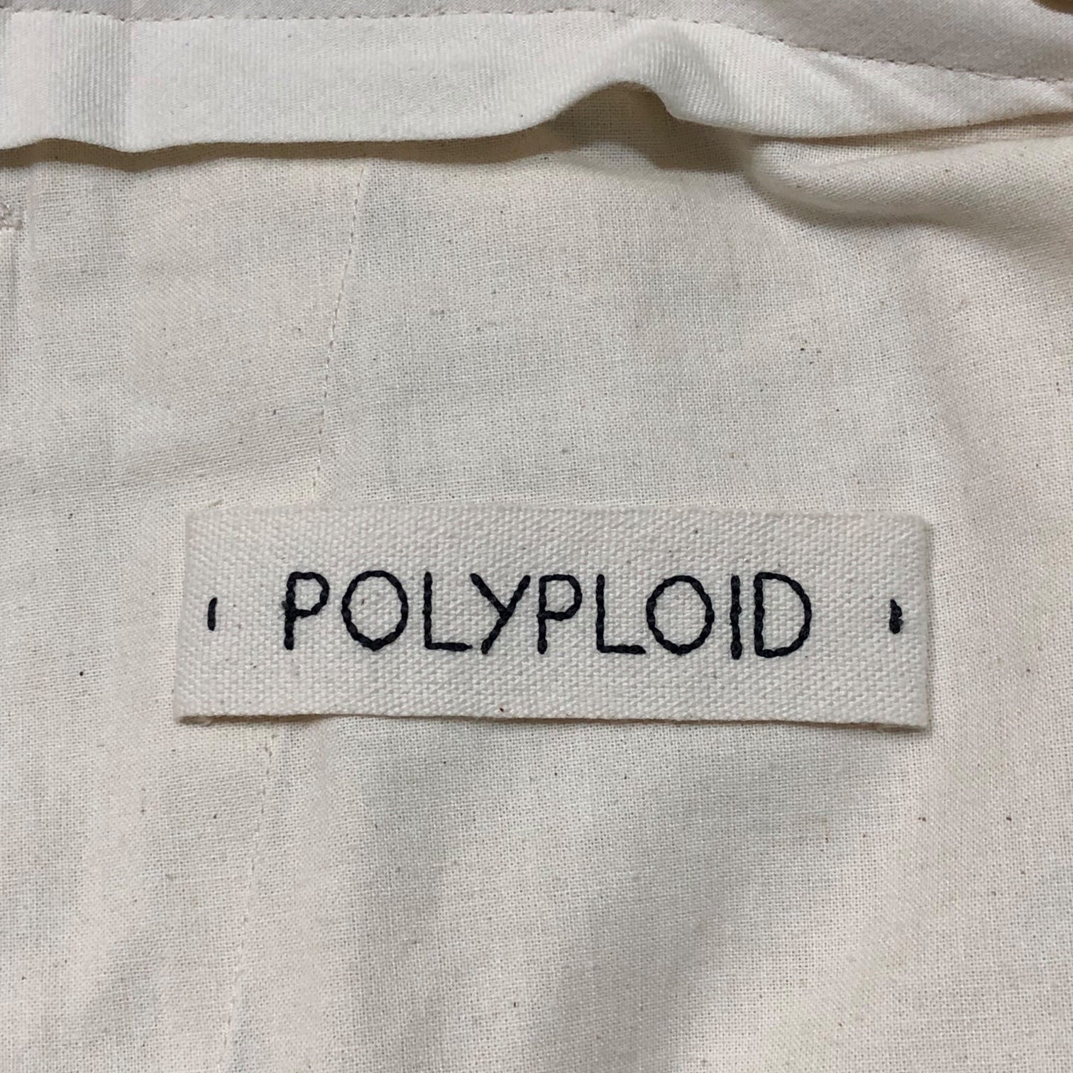 POLYPLOID(ポリプロイド) wide tapered pants ワイドテーパードパンツ 05-A-07 2(M) オフホワイト