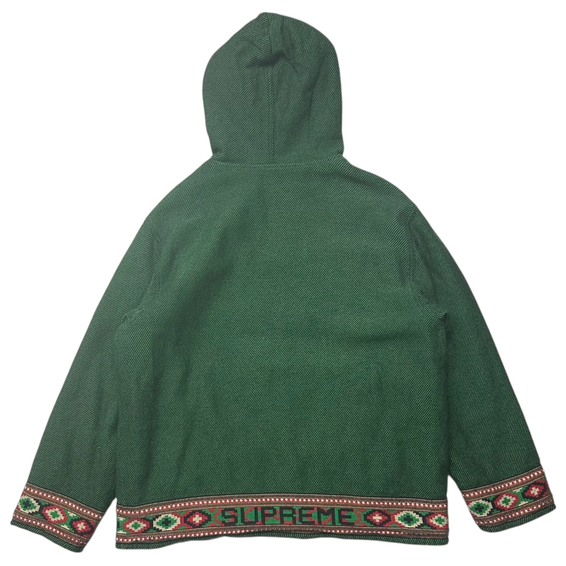 SUPREME(シュプリーム) 20SS WOVEN HOODED JACKET 織り フーデッド ジャケット L グリーン