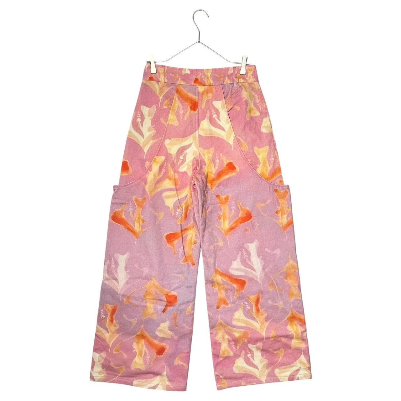 CALYX(カリクス) CARPENTER PANTS カーペンター パンツ CAL25SS-PT002 S ピンク 参考定価86,900円(税込) ブランド記載色：バーガンディー