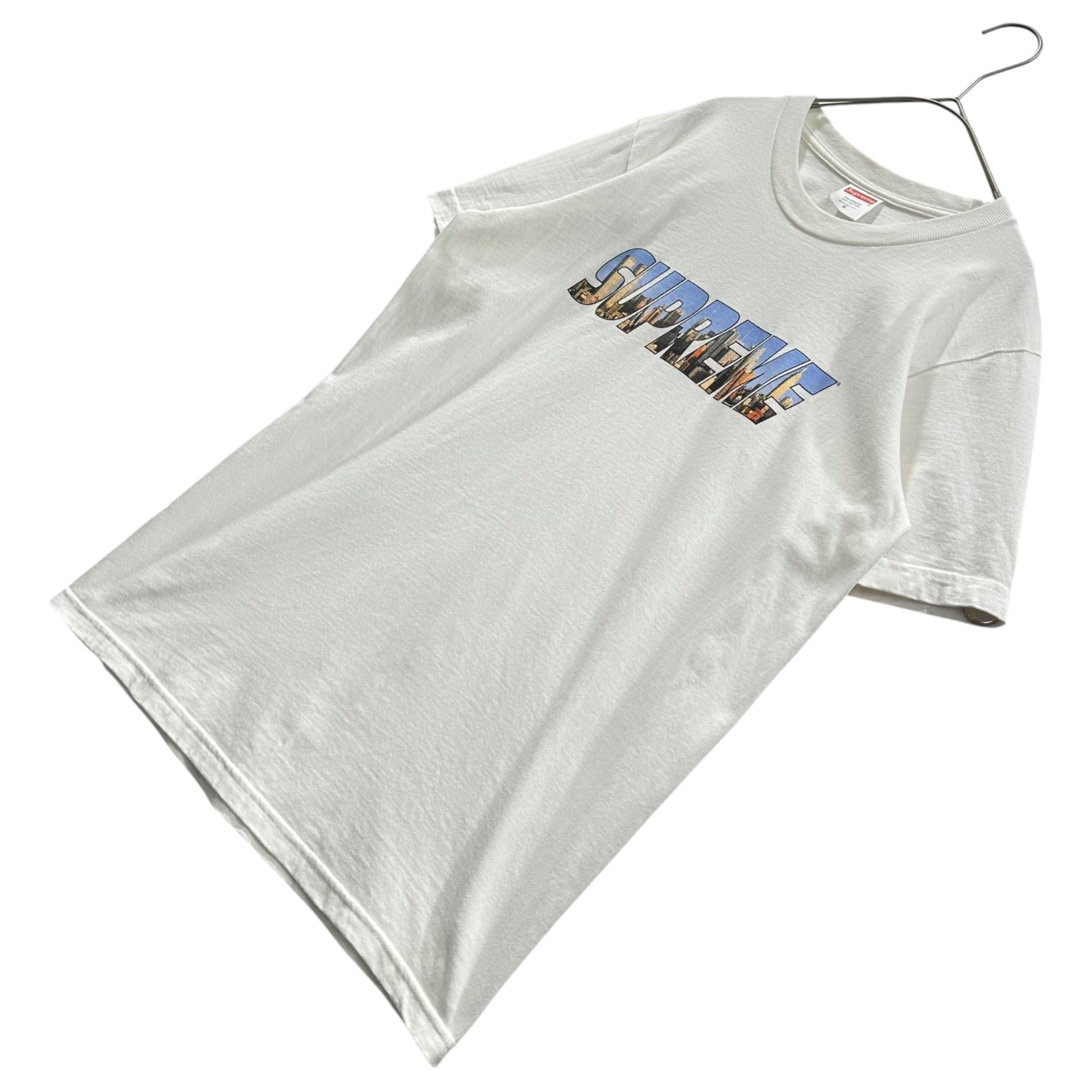 SUPREME(シュプリーム) 2024SS Stencil Embroidered S/S Top ステンシル 刺繍 半袖 Tシャツ S ホワイト ロゴ