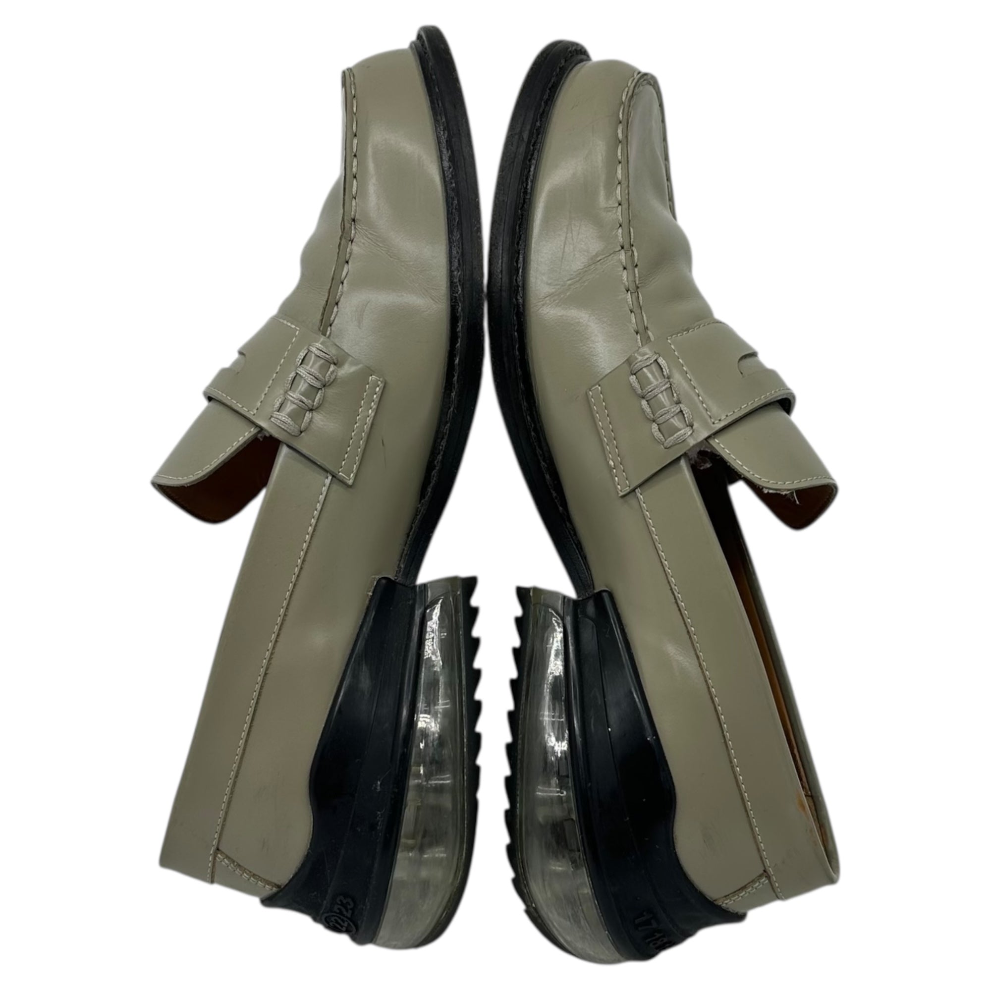 maison Margiela20SSエアバッグローファーグレー MAISON MARGIELA(メゾンマルジェラ) 20SS Painted Airbag Tabi 20SS