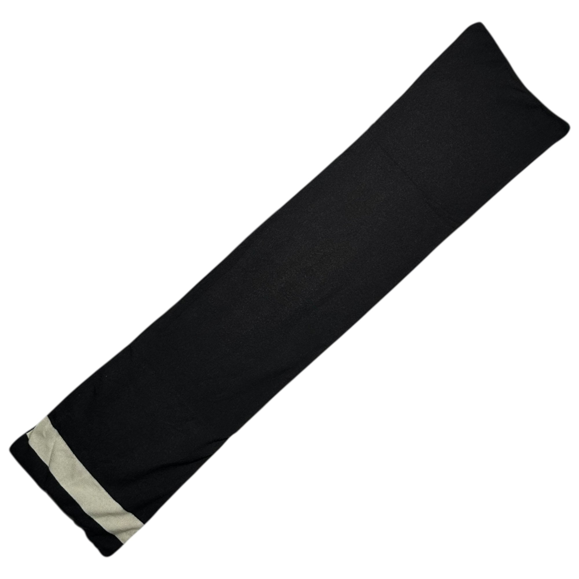 PRADA SPORT(プラダスポーツ) Old Line muffler オールド ライン マフラー ブラック×グレー×ホワイト