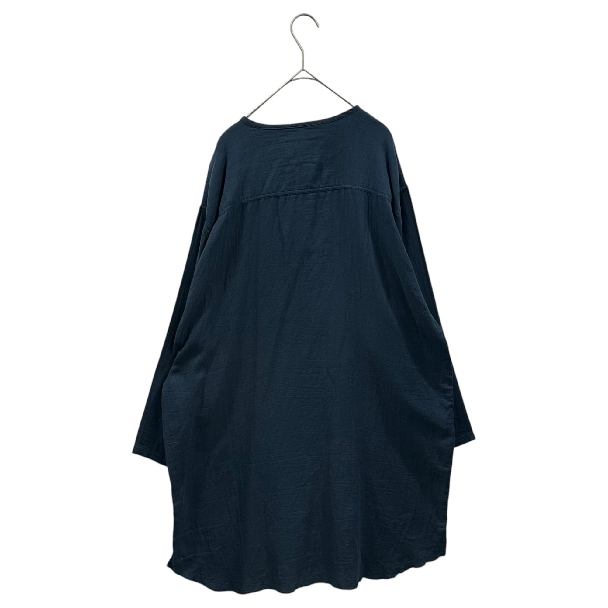 WHIZ LIMITED(ウィズリミテッド) GAUZE SHIRT ヘンリーネック ガーゼ シャツ WL-S-08 M ネイビー