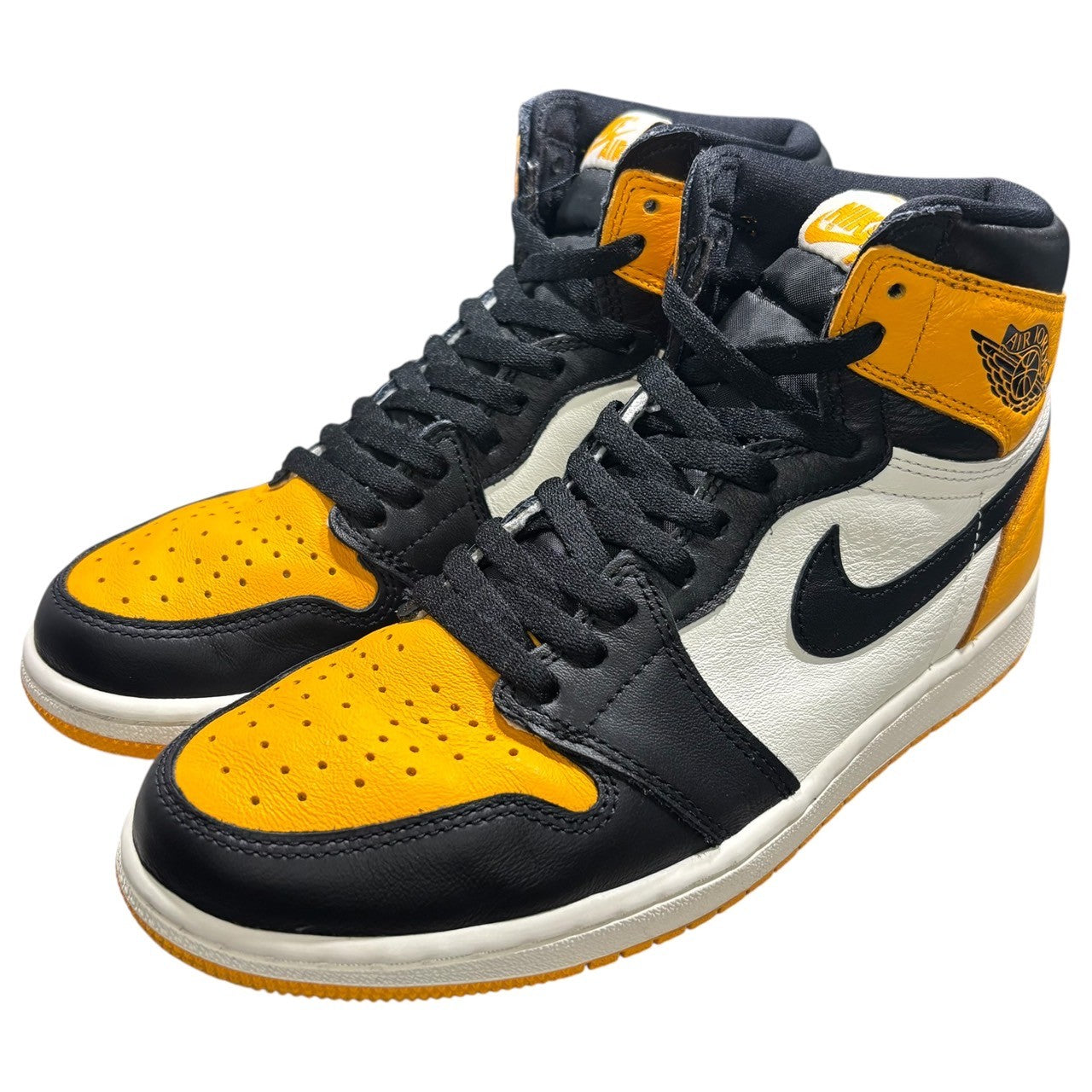 NIKE(ナイキ) Air Jordan 1 Retro High OG "Taxi" エアジョーダンワン レトロ ハイ スニーカー 555088-711 27.0cm イエロー×ブラック
