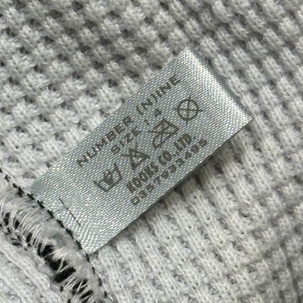 NUMBER (N)INE(ナンバーナイン) 2000AW "REDISUN" Dynalive 69 Hoodie ダイナライブ プルオーバー パーカー 4 ブラック 00's 裏サーマル ダブルフェイス アーカイブ