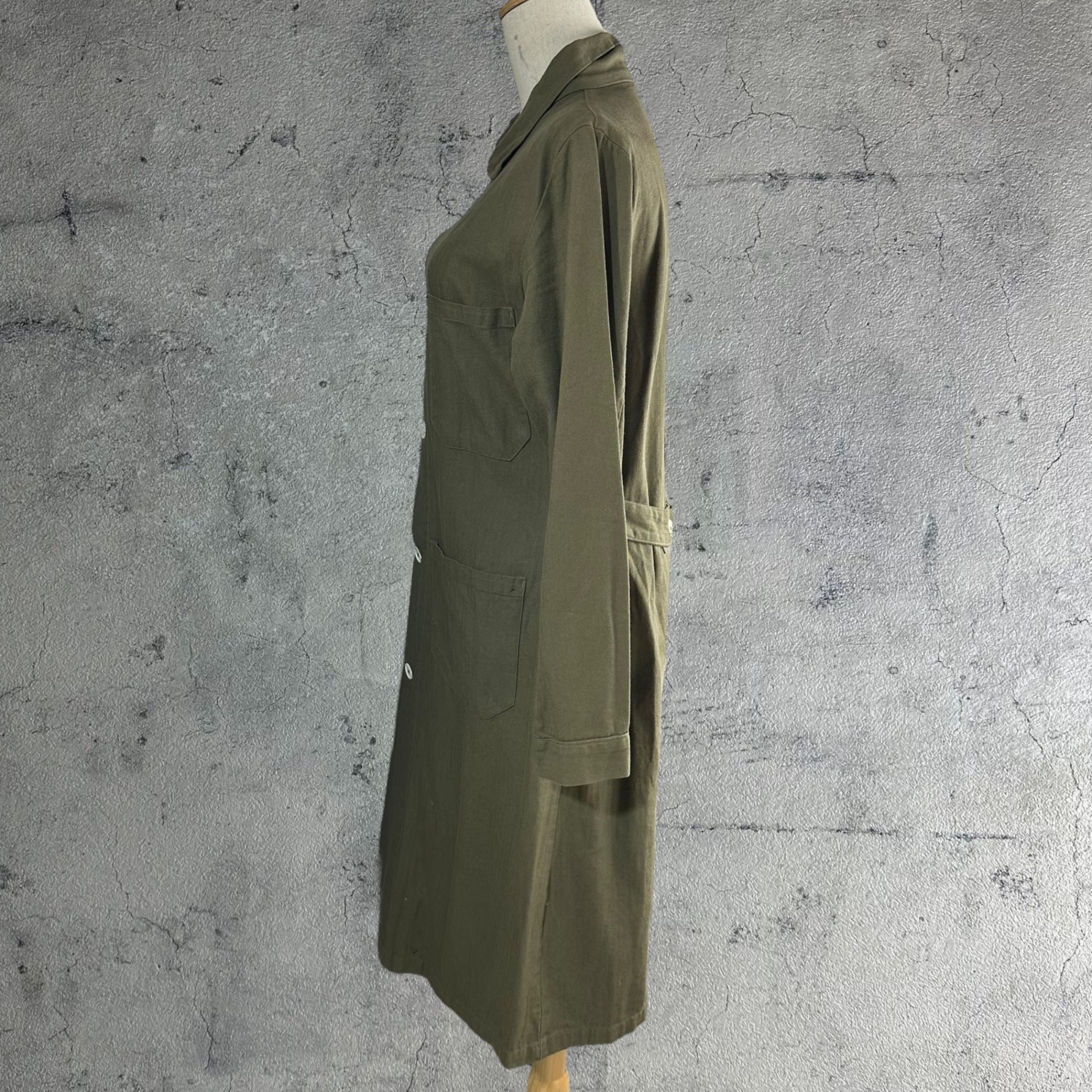 vintage(ヴィンテージ) euromilitary czech army work coat ユーロミリタリー チェコ軍ワークコート カーキ