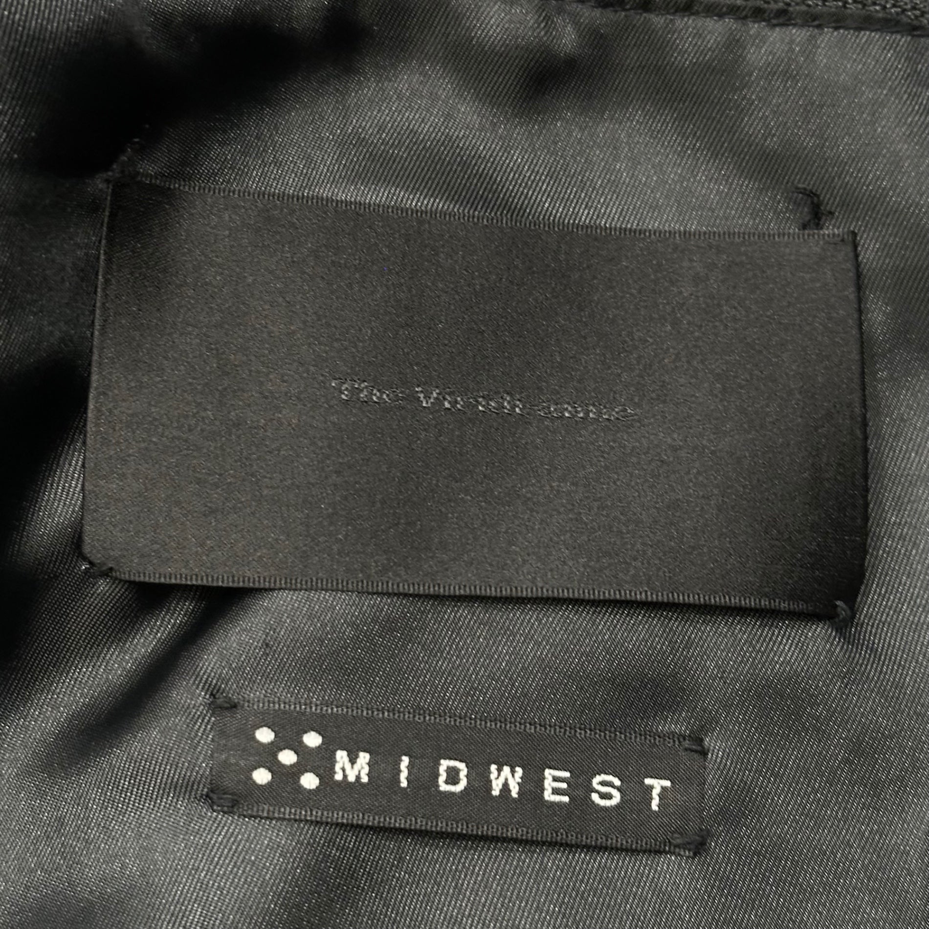 The Viridi-anne(ザヴィリディアン) Midwest 別注 Striped Down Vest ストライプ ダウン ベスト VI-MW-011-OE 2 ブラック
