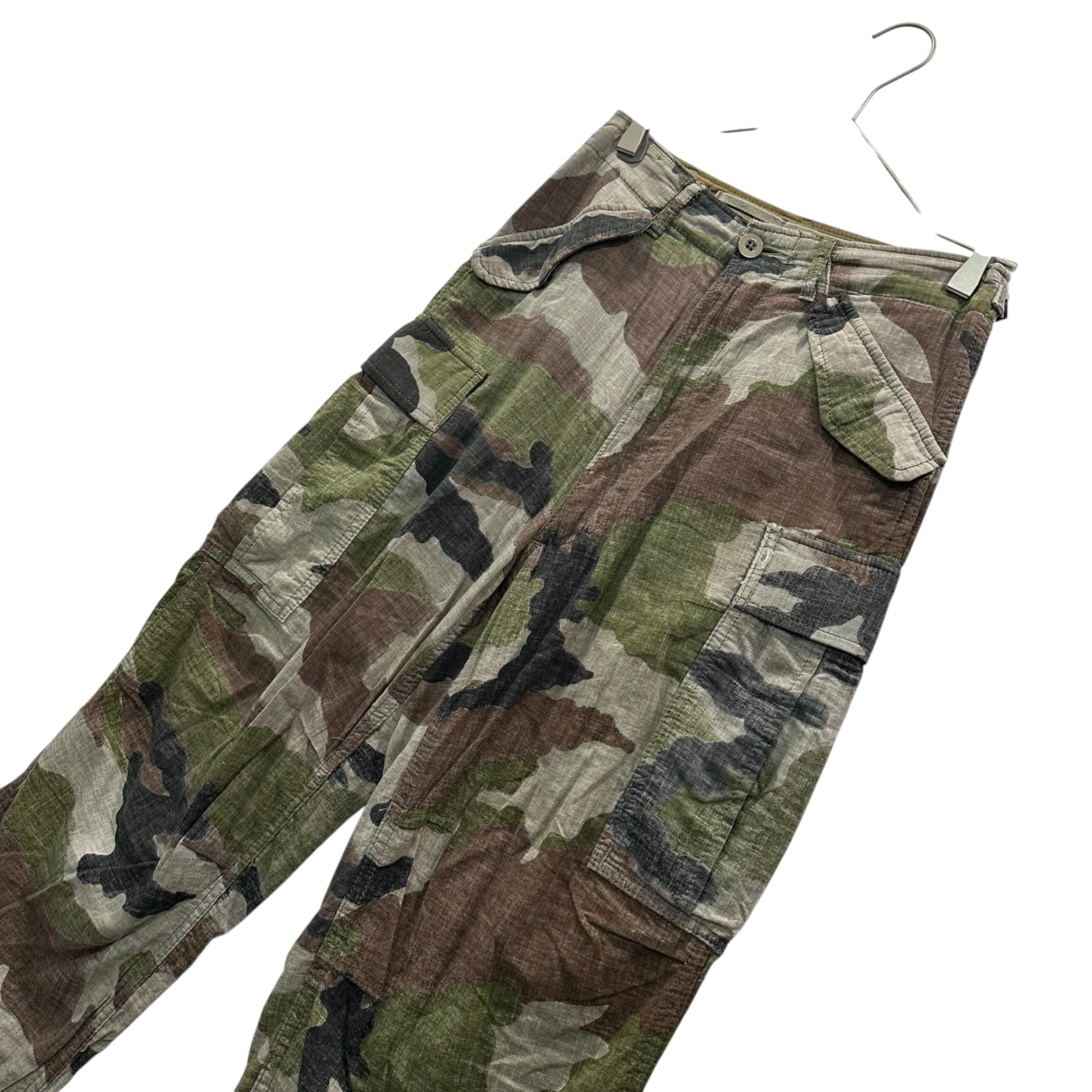 COMME des GARCONS JUNYA WATANABE MAN PINK(コムデギャルソンジュンヤワタナベマンピンク) 2004SS Camouflage Military Cargo Pants カモフラ ミリタリー カーゴ パンツ UM-P001 S カーキ AD2003