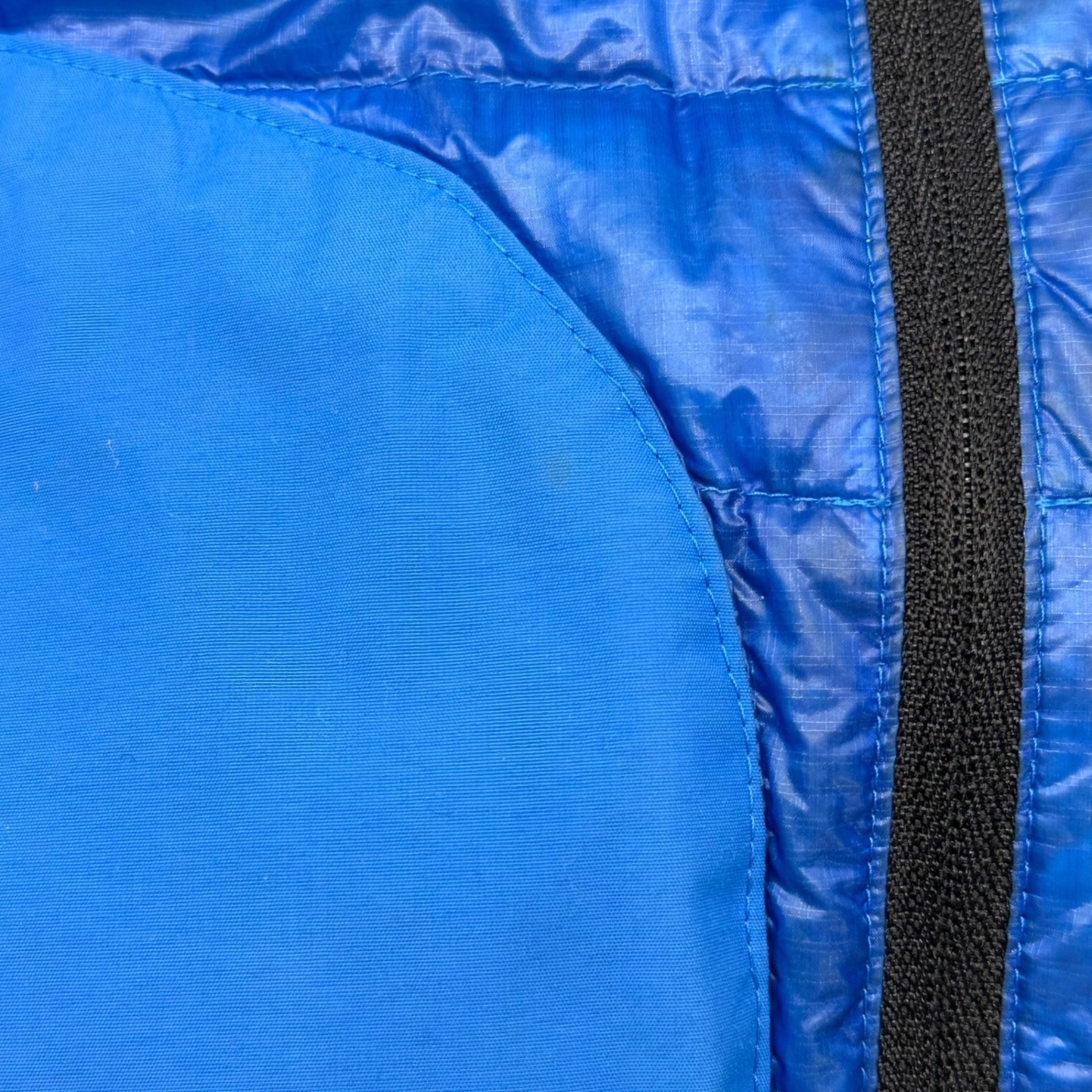 THE NORTH FACE×BEDWIN(ザノースフェイス×ベドウィン) 別注 LIGHT HEAT HOODIE ライト ヒート フーディー ND19070E 2(M) ブルー ダウン ジャケット コラボ