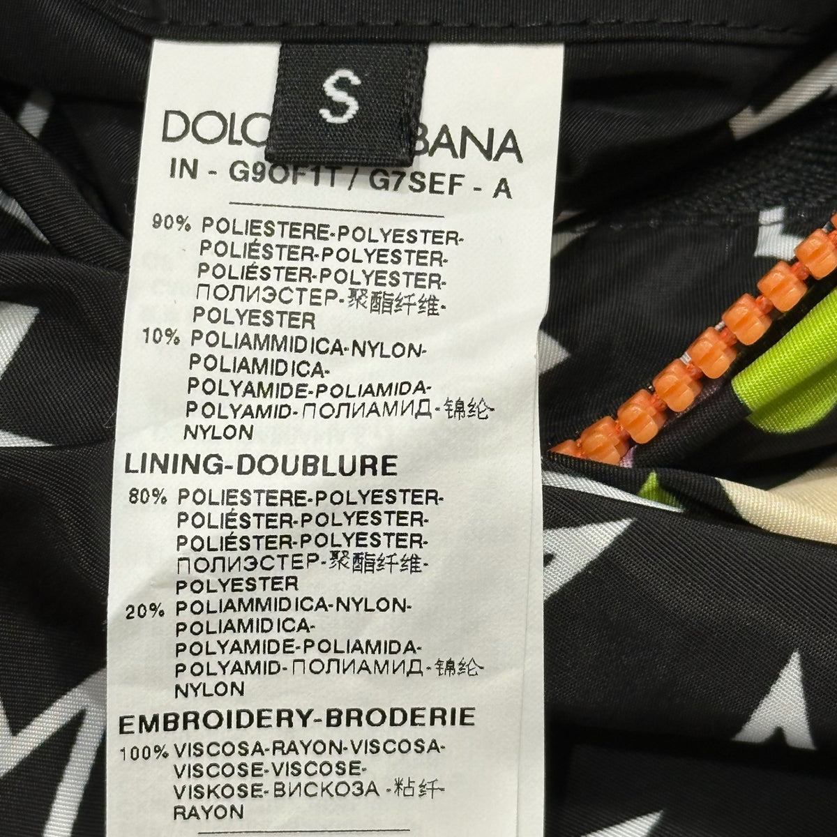 DOLCE&GABBANA(ドルチェ&ガッバーナドルガバ) ”SUPER KING” NYLON JACKET スーパー キング ナイロン ジャケット G9OF1T/G7SEF S マルチ 総柄