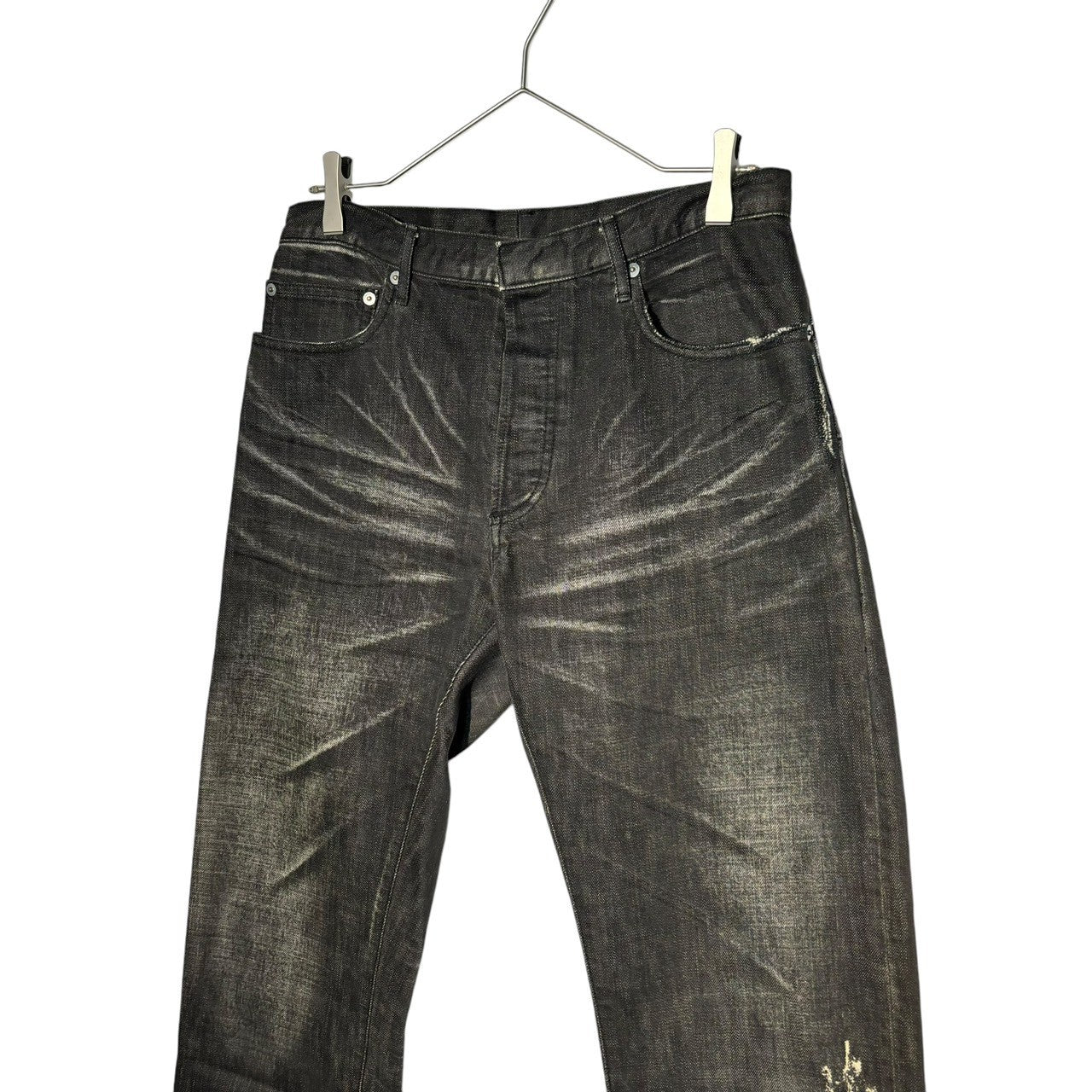 Dior HOMME(ディオールオム) 00's Hedi Slimane Claw mark black straight denim p