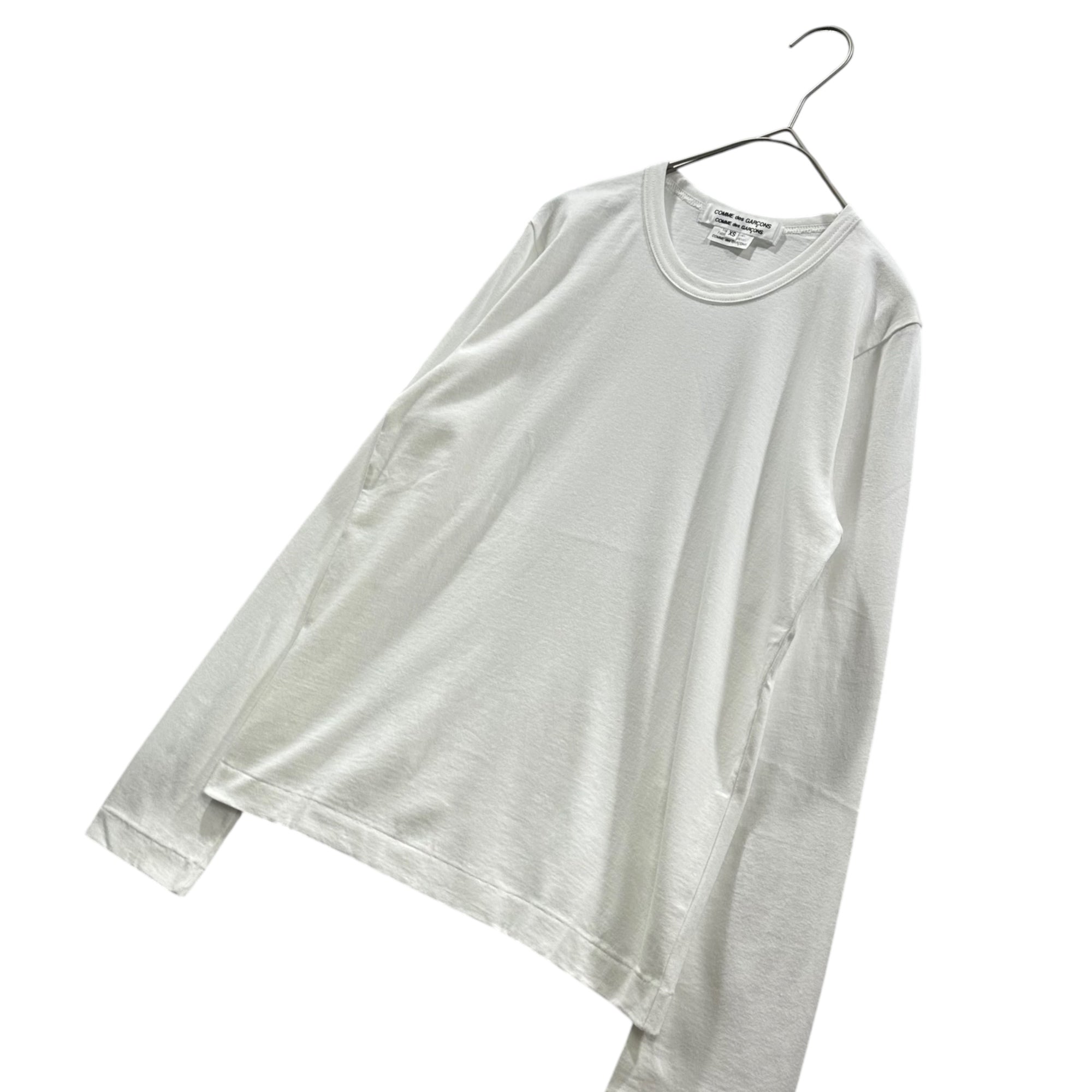 COMME des GARCONS COMME des GARCONS(コムデギャルソンコムデギャルソン) 2009AW Basic L/S T-shirt ベーシック 長袖 カットソー RD-T026 XS ホワイト AD2009