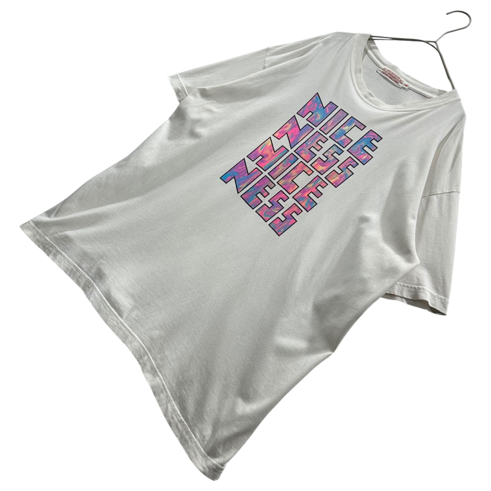 NICENESS(ナイスネス) GRATEFUL TEE ロゴ 半袖 Tシャツ NN-J03S20 M ベージュ