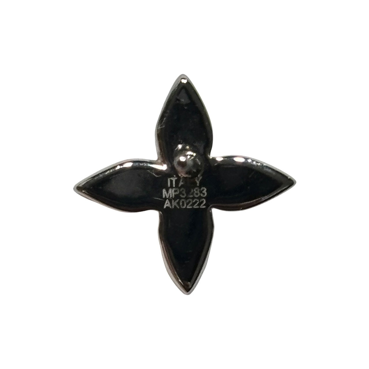 LOUIS VUITTON(ルイヴィトン) Bookle Monogram Party Earrings ブックル モノグラム パーティー ピアス 型番：MP3283 製造番号：AK0222 グリーン×シルバー 片方のみ