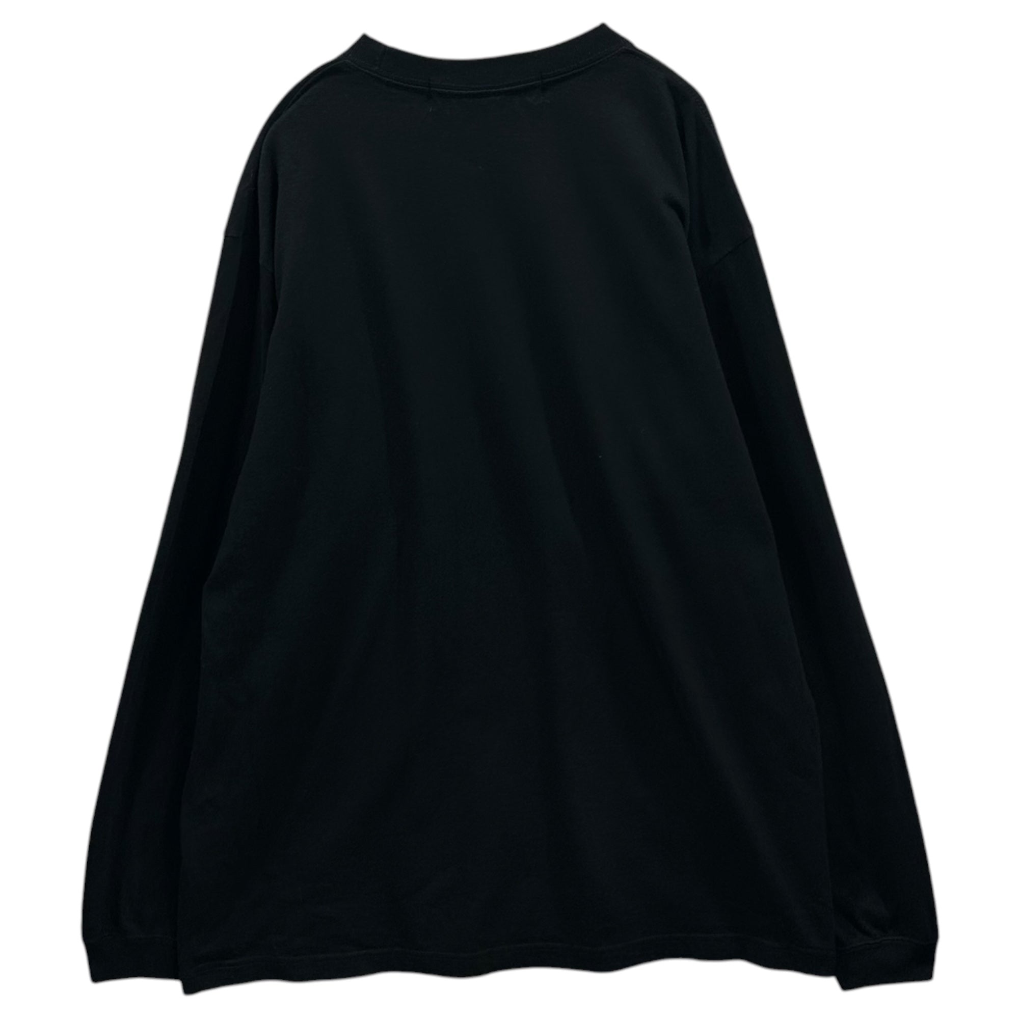 Ground Y(グラウンドワイ) Front-Logo L/S T-Shirt フロント ロゴ 長袖 Tシャツ GD-T37-071 3 ブラック