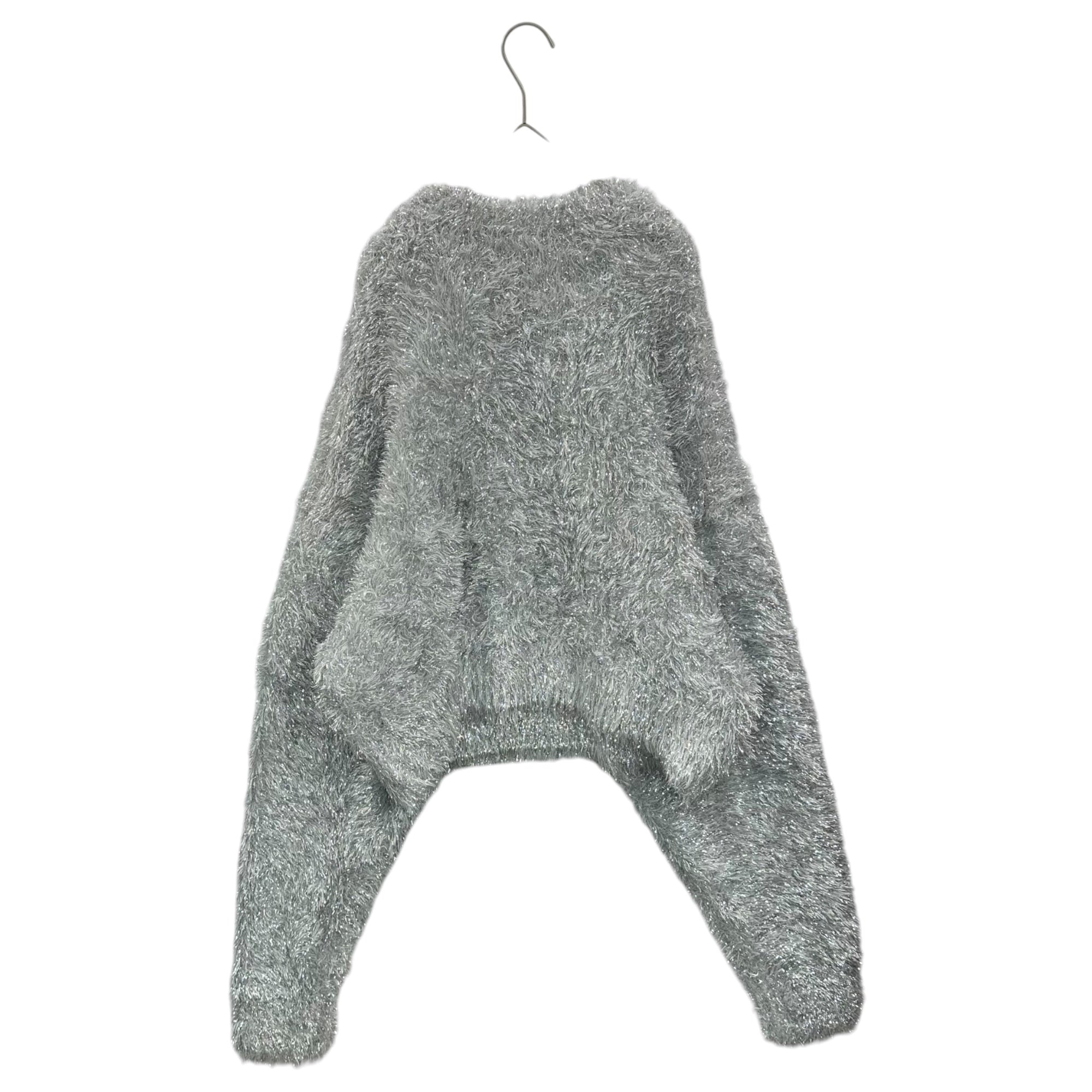 noir kei ninomiya(ノワールケイニノミヤ) 25AW Ester Lame Knit エステル ラメ ニット 3P-N001 S シルバー AD2025 コムデギャルソン