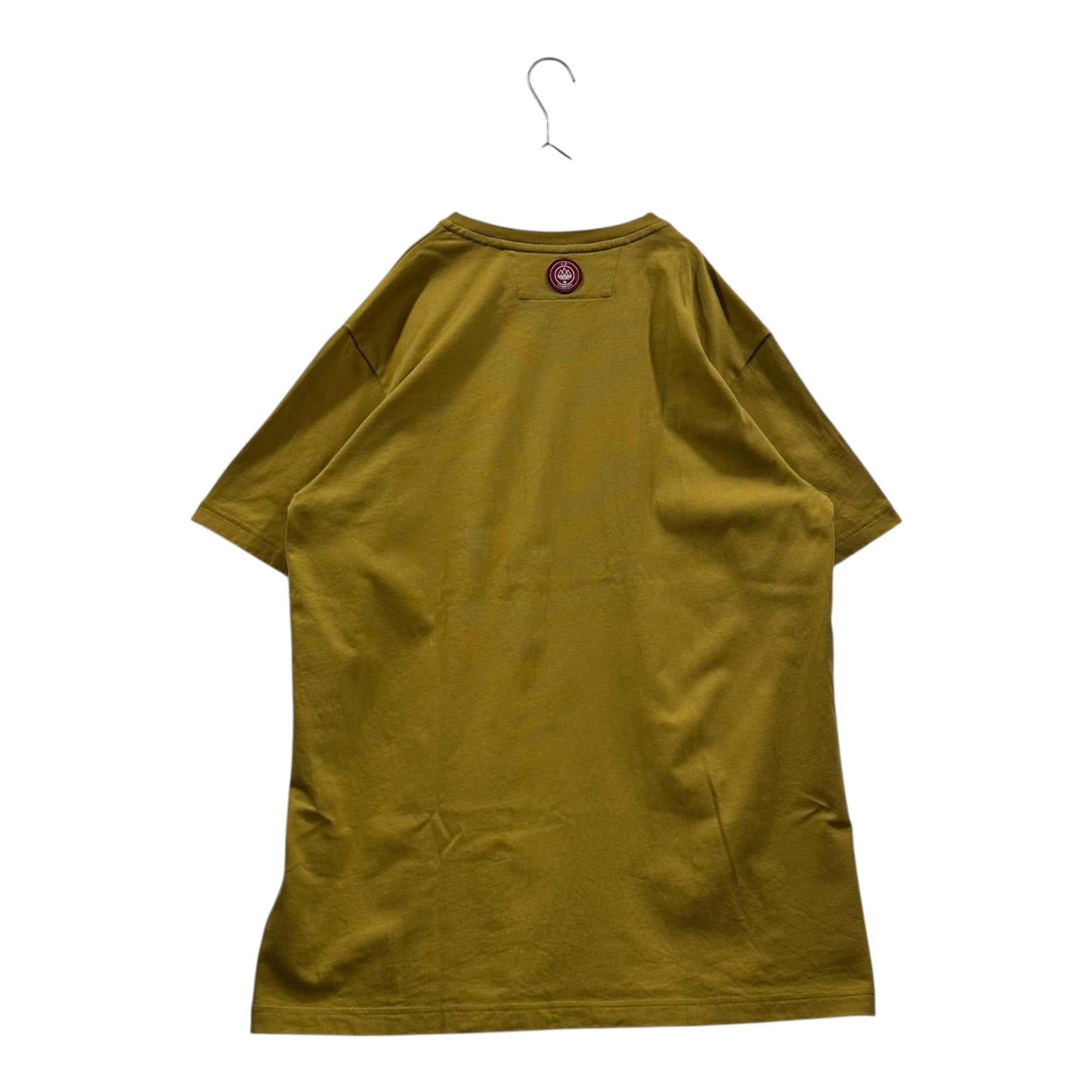 C.P. Company x adidas(シーピーカンパニー × アディダス) CP SPZL POCKET TEE PREBRO スペツィアル ポケット Tシャツ JE8670 JPN3XL マスタード