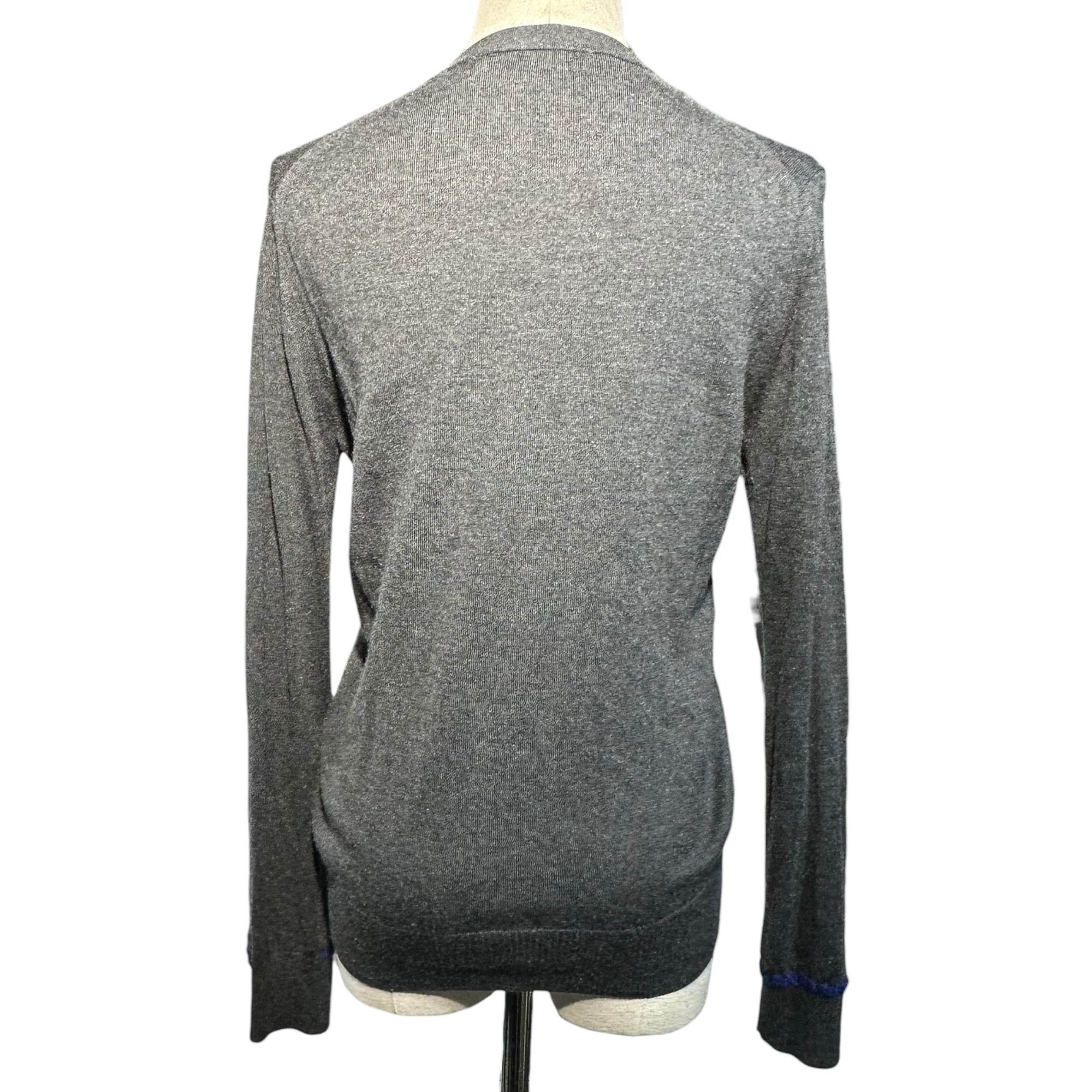 tricot COMME des GARCONS(トリココムデギャルソン) 14SS Silk Cashmere Button Cardigan シルク カシミヤ ボタン カーディガン TM-N002 FREE チャコールグレー AD2013