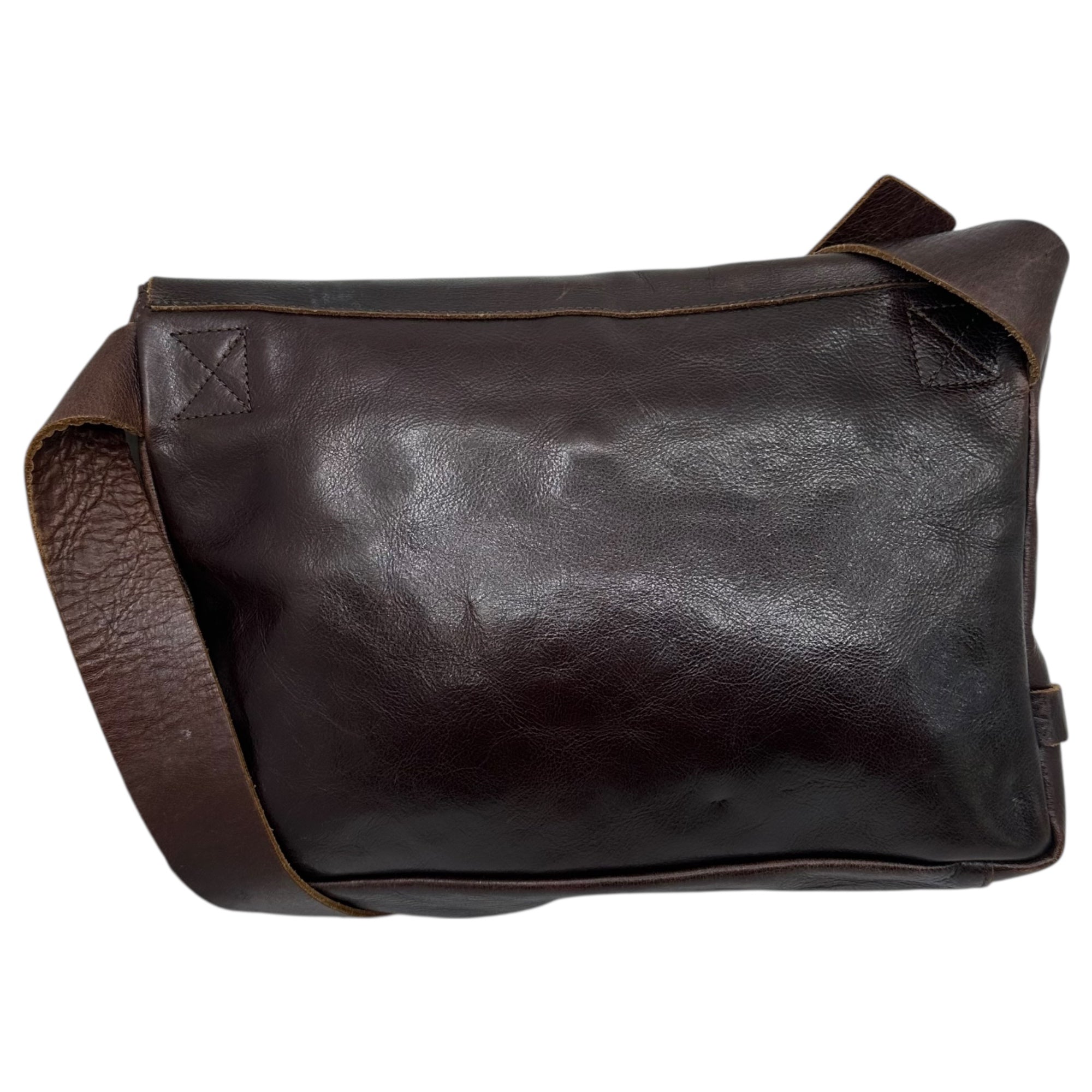 Y's(ワイズ) Leather Flap Waist Pouch レザー フラップ ウエスト ポーチ ブラウン