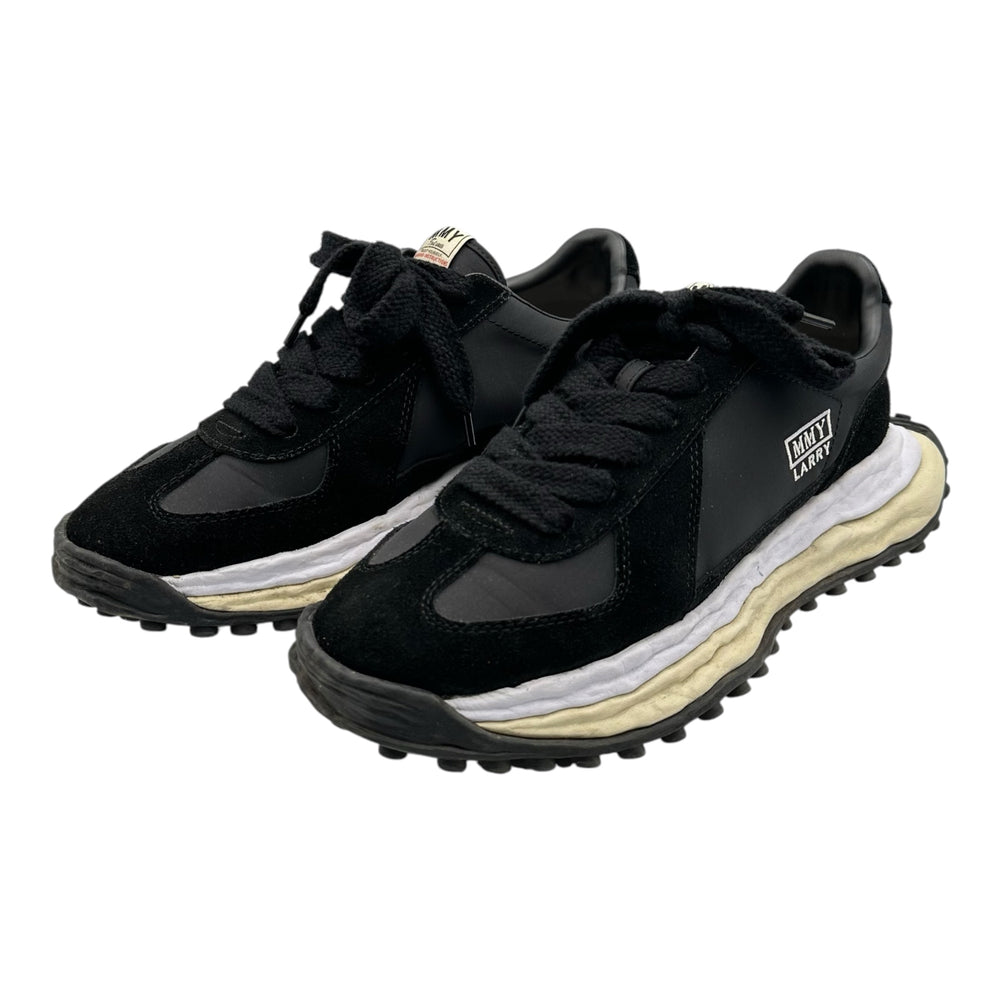 Maison MIHARA YASUHIRO(メゾンミハラヤスヒロ) "LARRY" OG Sole Mix Material Low-top Sneaker ローカット スニーカー A14FW703 45 ブラック