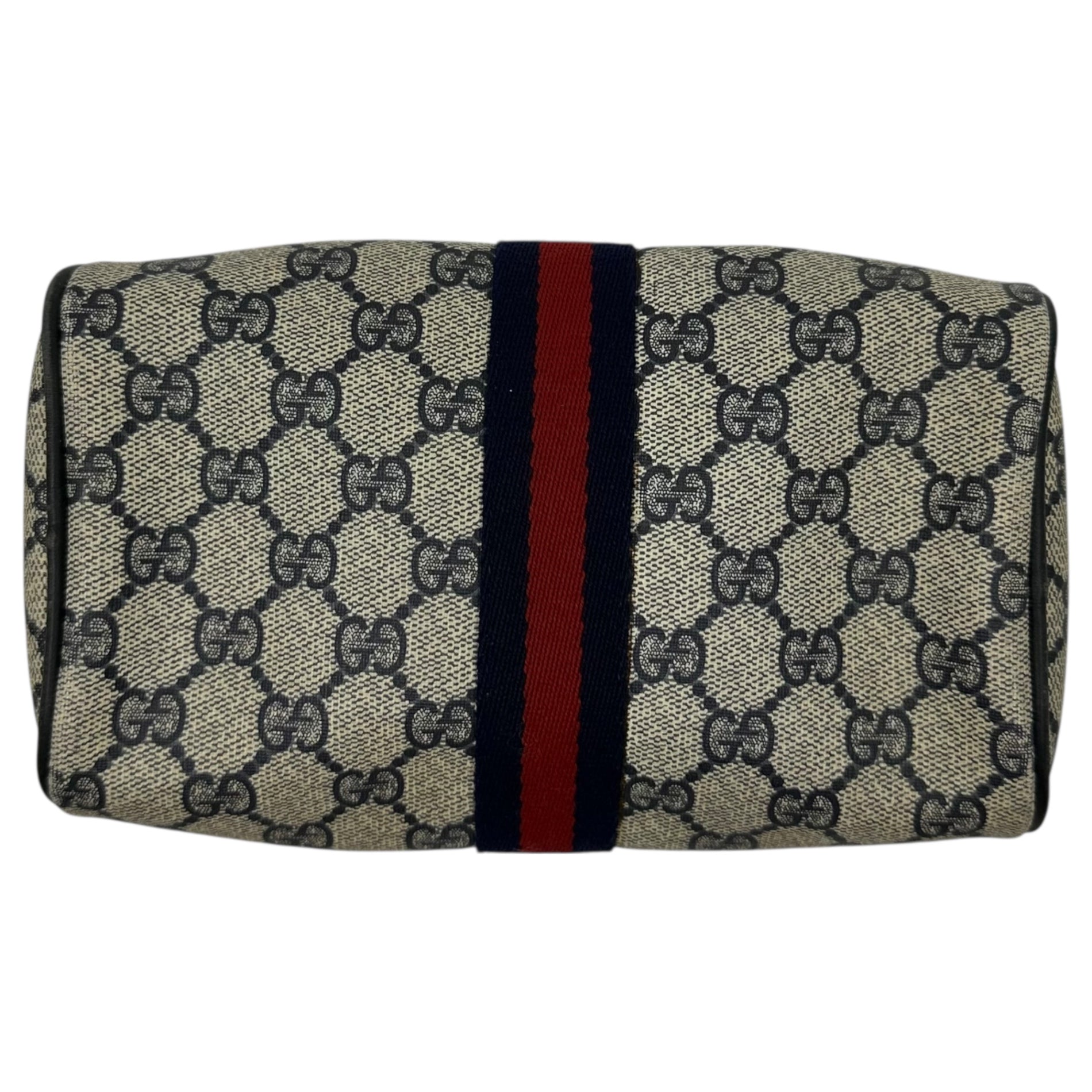 GUCCI PARFUMS(グッチパフューム) 80's GG Sherry Line Vintage Pouch GG シェリーライン ヴィンテージ ポーチ グレー 80年代 ririジップ