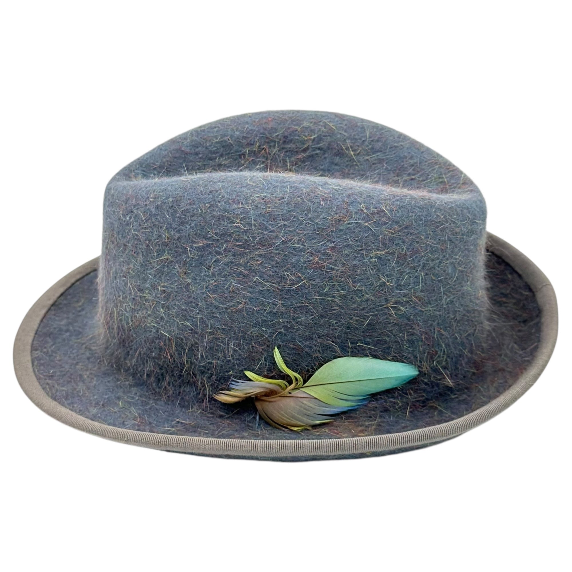 RODKEENAN(ロッドキーナン) Foldable Wool Hat 中折れ ウール ハット フェルト ブルーグレー 帽子